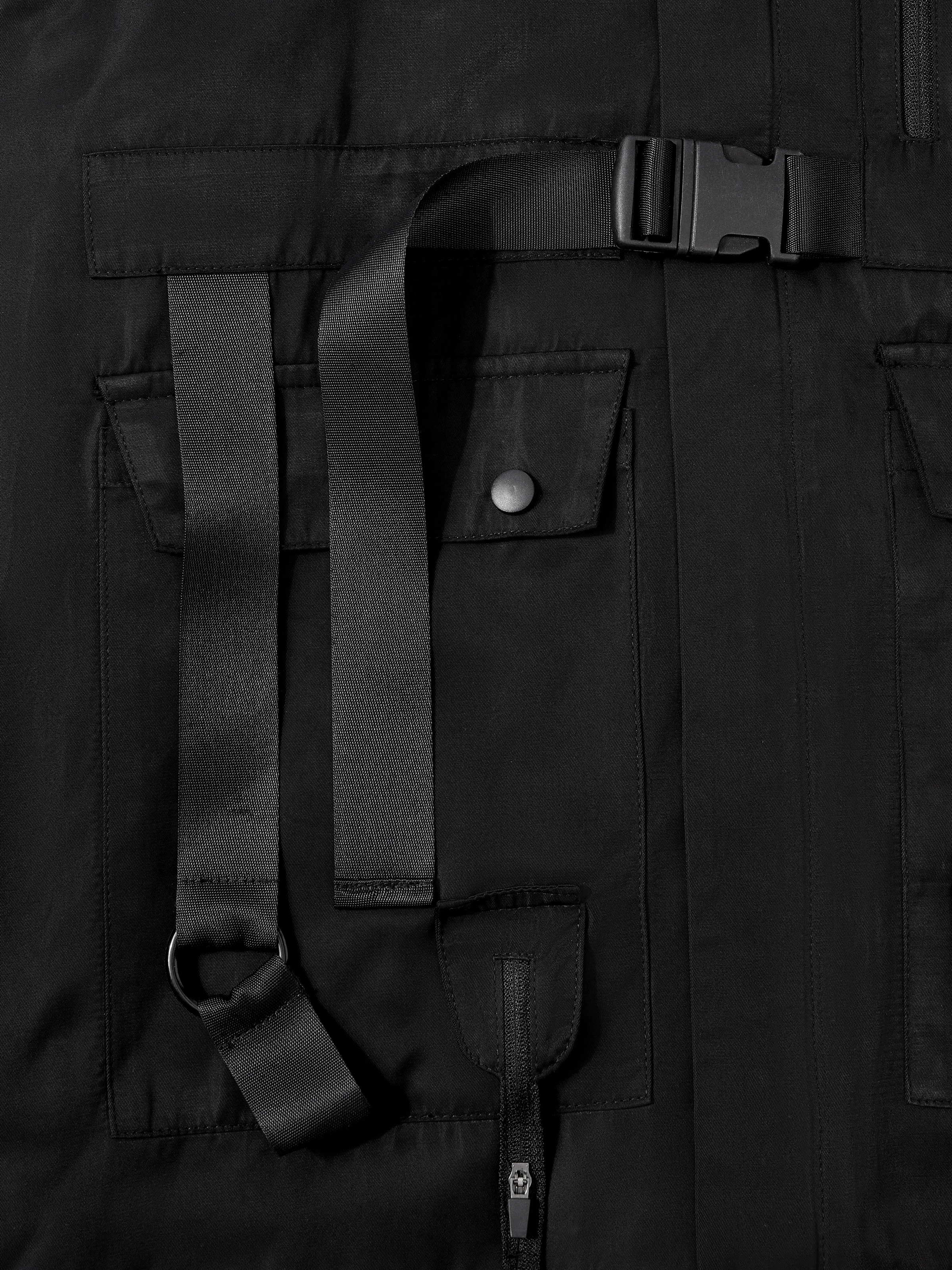 Urban Loose Mock Neck Plain Jacket Fashionable And Light Work Clothes