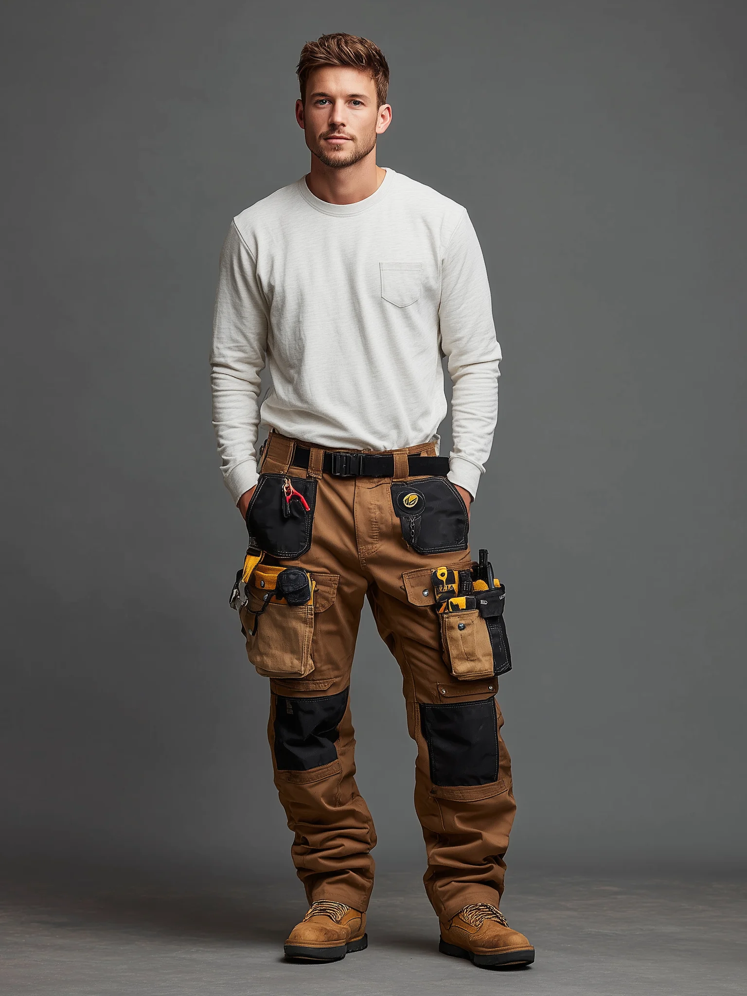 Multiple Pockets Cargo Pants Ripstop Water Resistant Breathable Tactical Work Pants