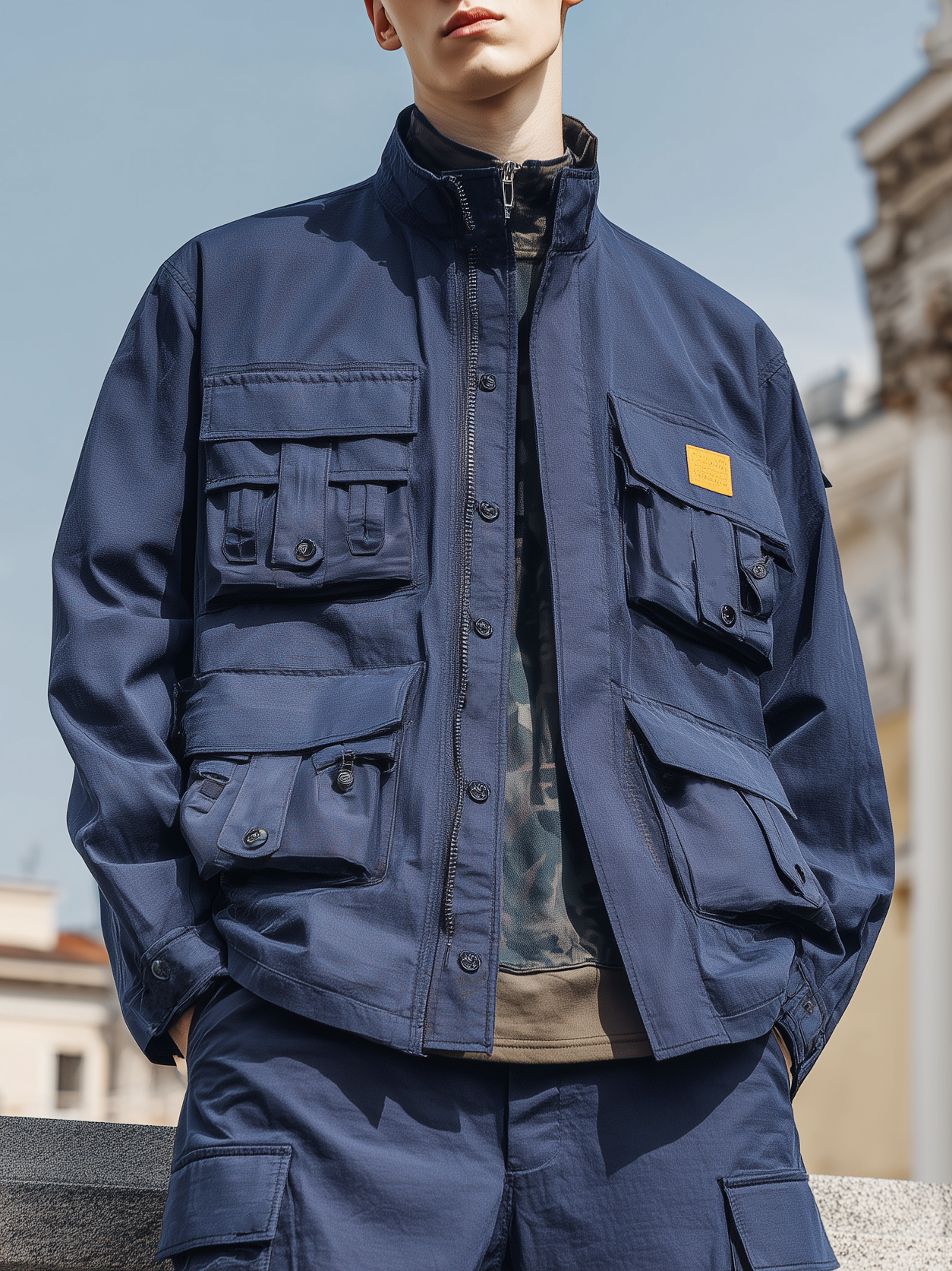Street Style Tactical Lined Designer Pockets Water Resistant Work Jacket