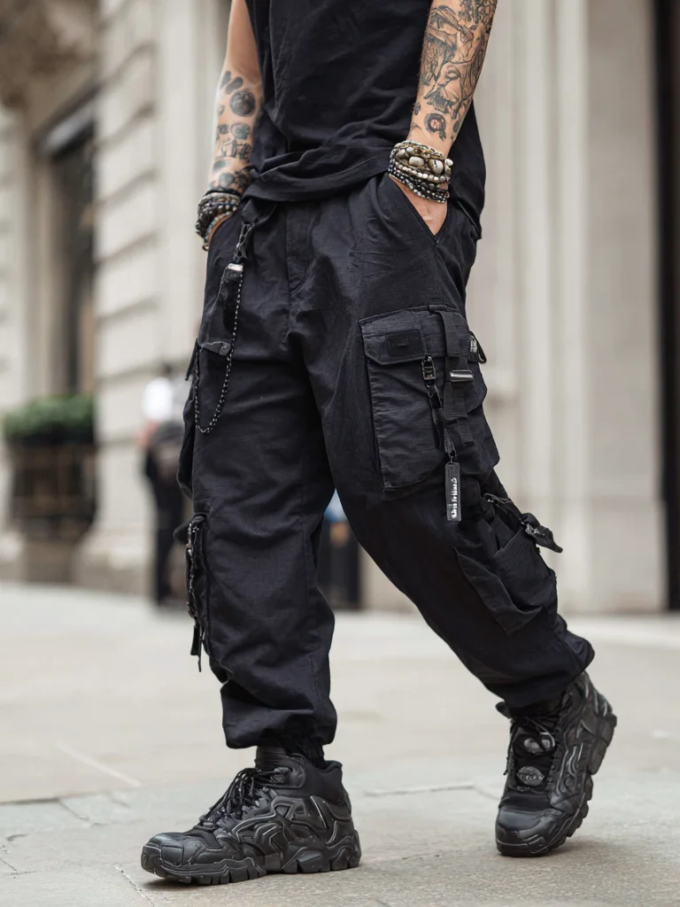 Streetwear Tactical Pants Water Resistant Ripstop Cargo Pants Work Hiking Pants