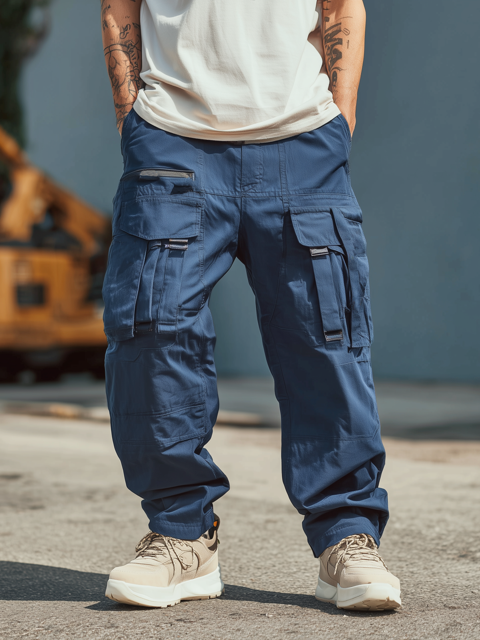 Streetwear Tactical Pants Water Resistant Ripstop Cargo Pants Work Hiking Pants