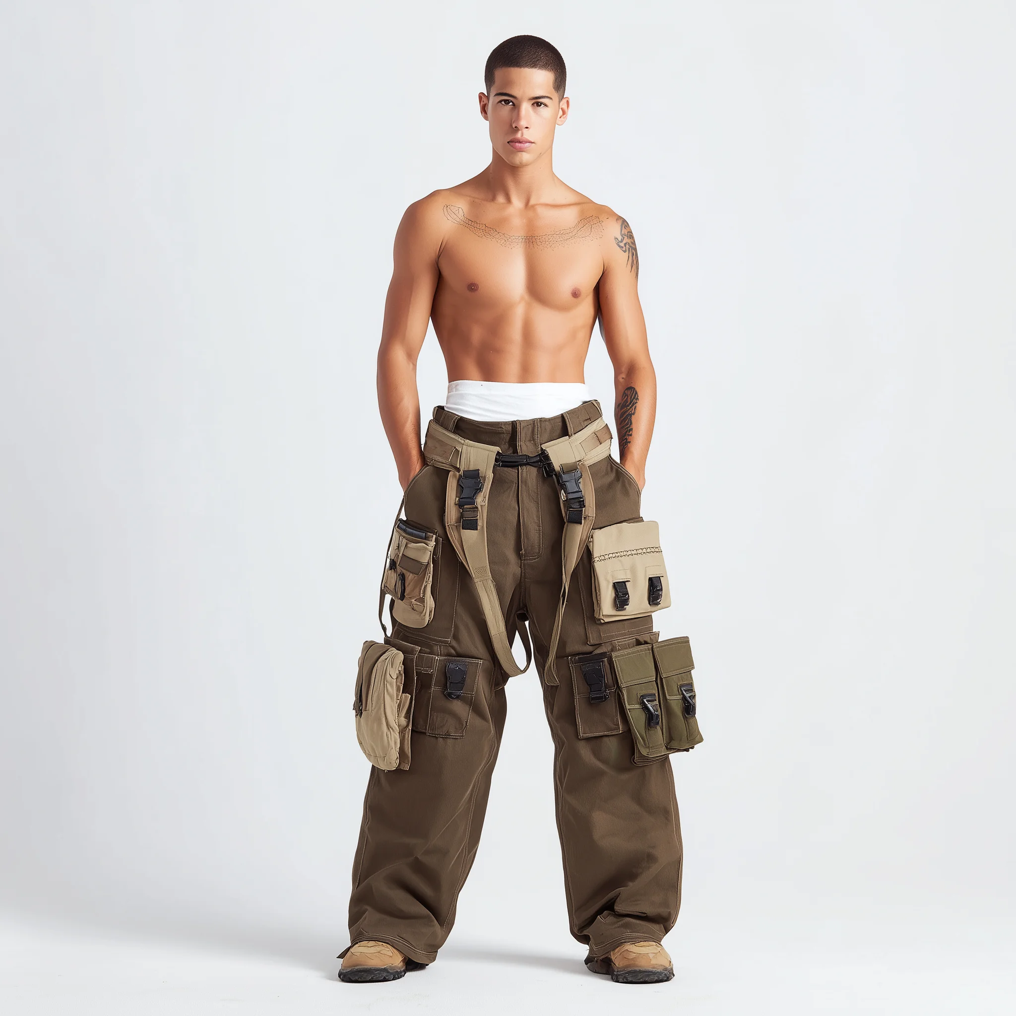 Multiple Pockets Cargo Pants Ripstop Water Resistant Breathable Tactical Work Pants