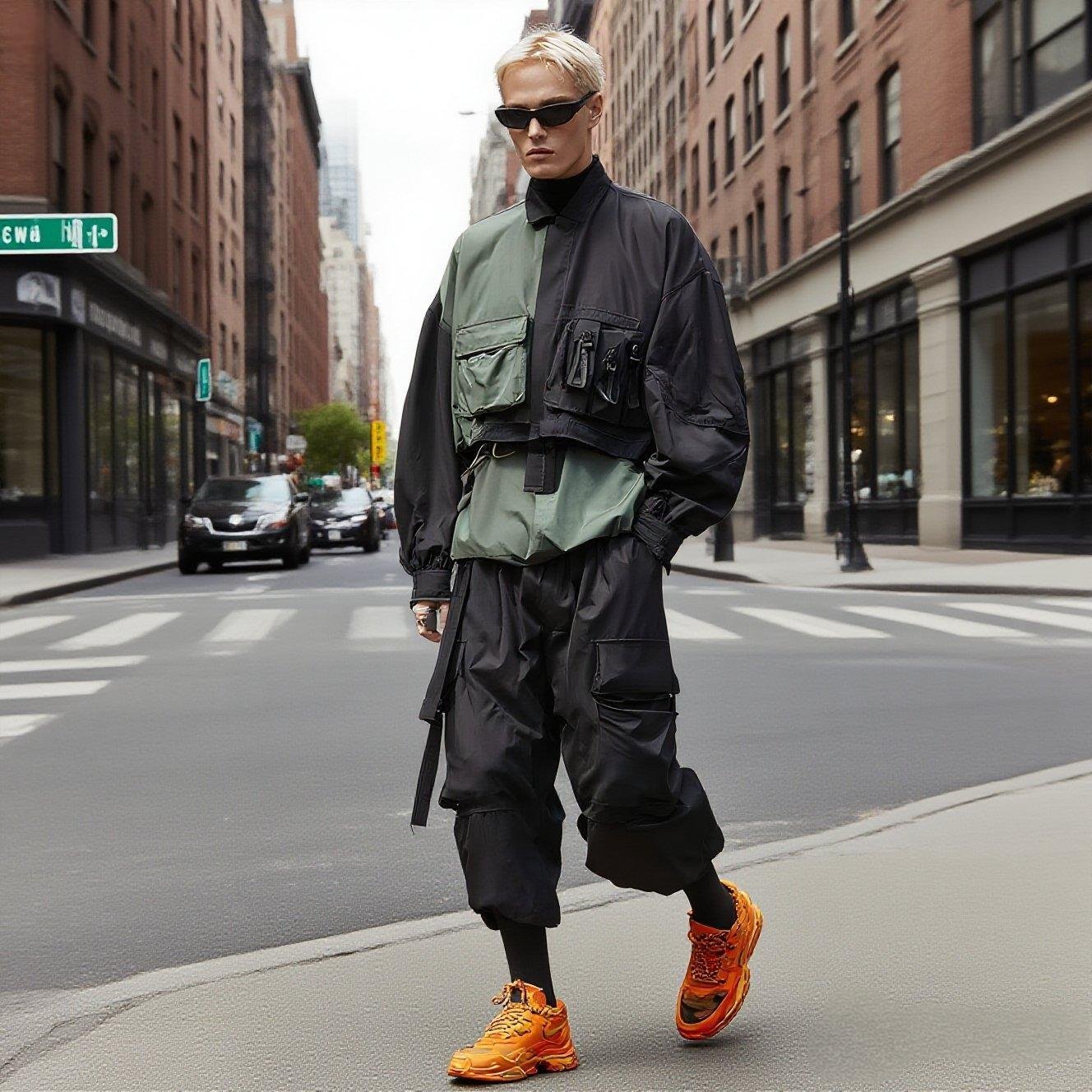 Casual Overalls Urban Fitness Jogging Sports Pants Hiking Tactical Pants Multi-Pocket