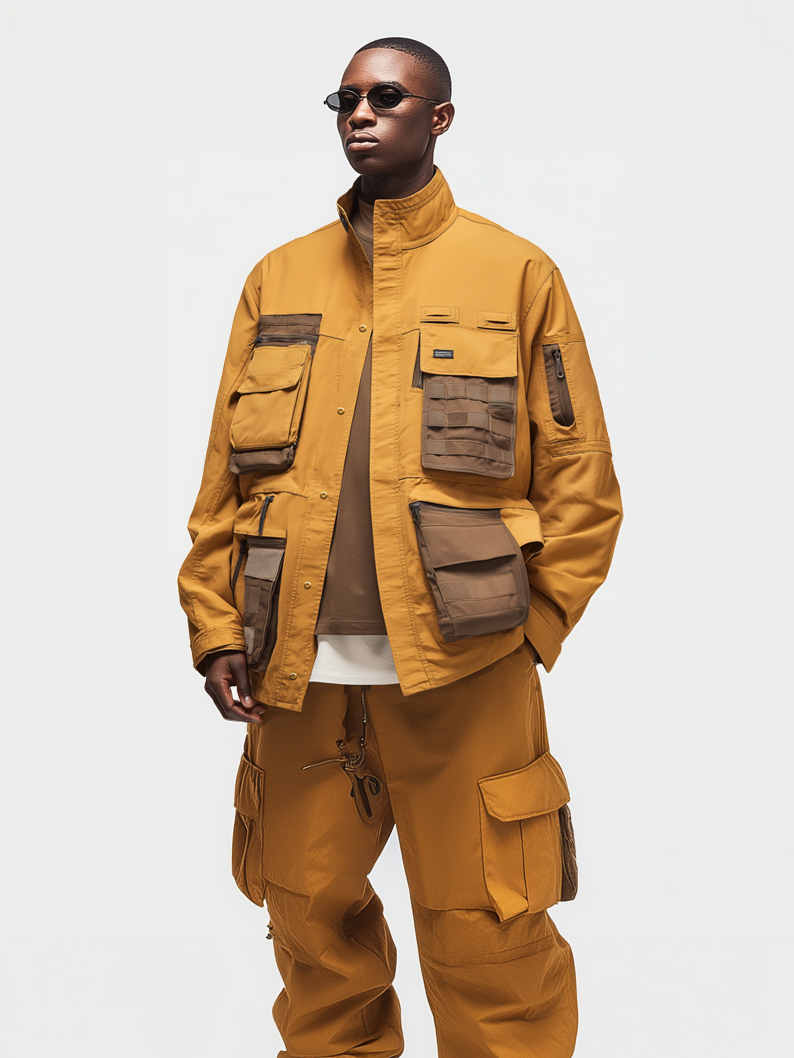 Streetwear Tactical Jacket Performance Lined Water Resistant Warm Outdoor Work Jacket