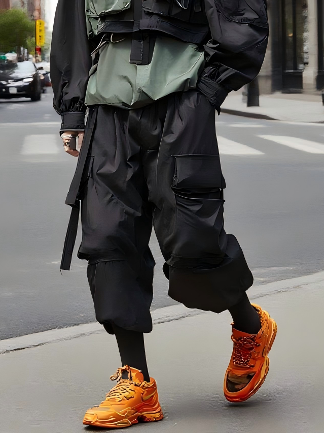 Casual Overalls Urban Fitness Jogging Sports Pants Hiking Tactical Pants Multi-Pocket