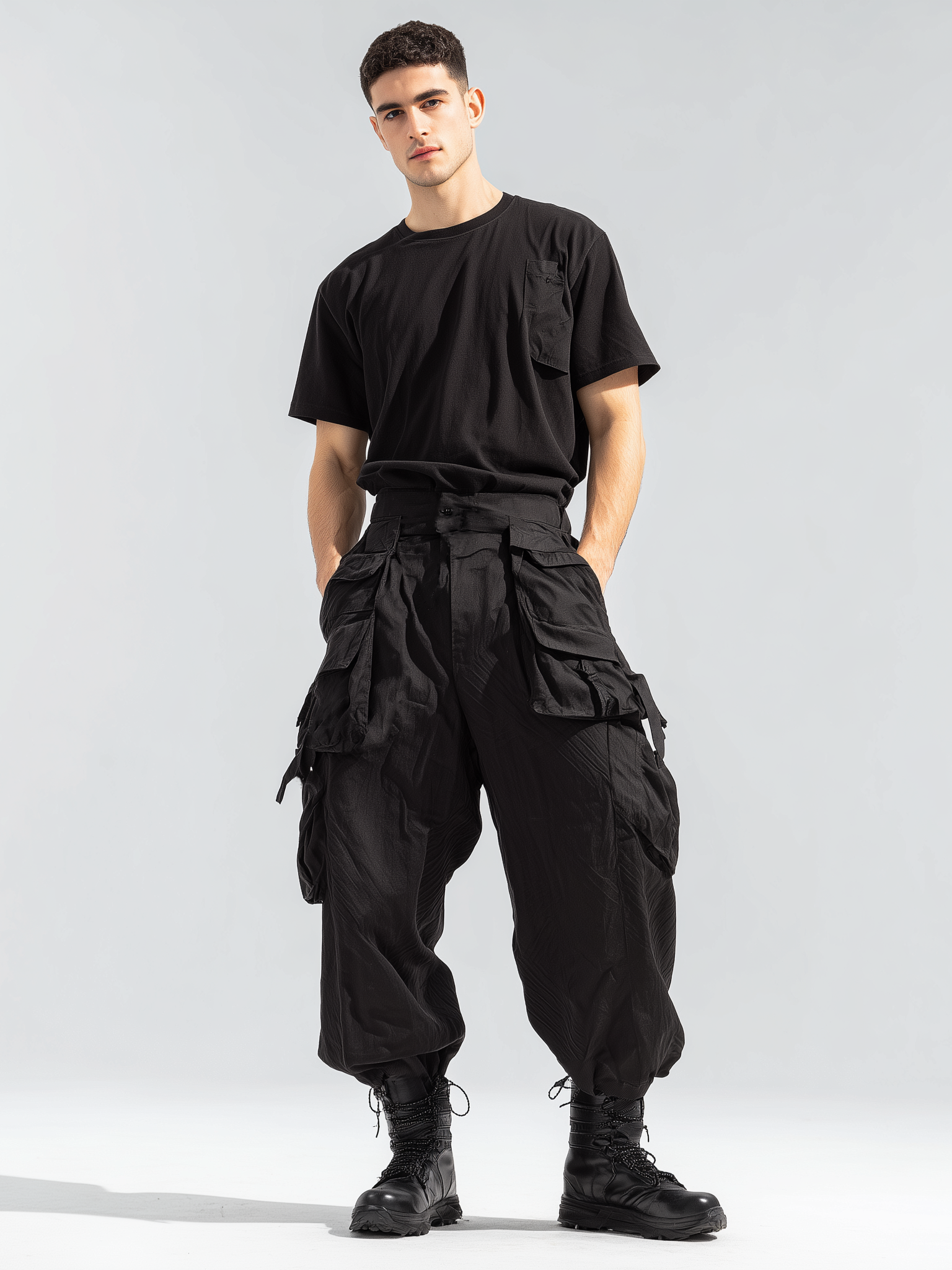 Tactical Pants Water Resistant Ripstop Cargo Pants Work Hiking Pants