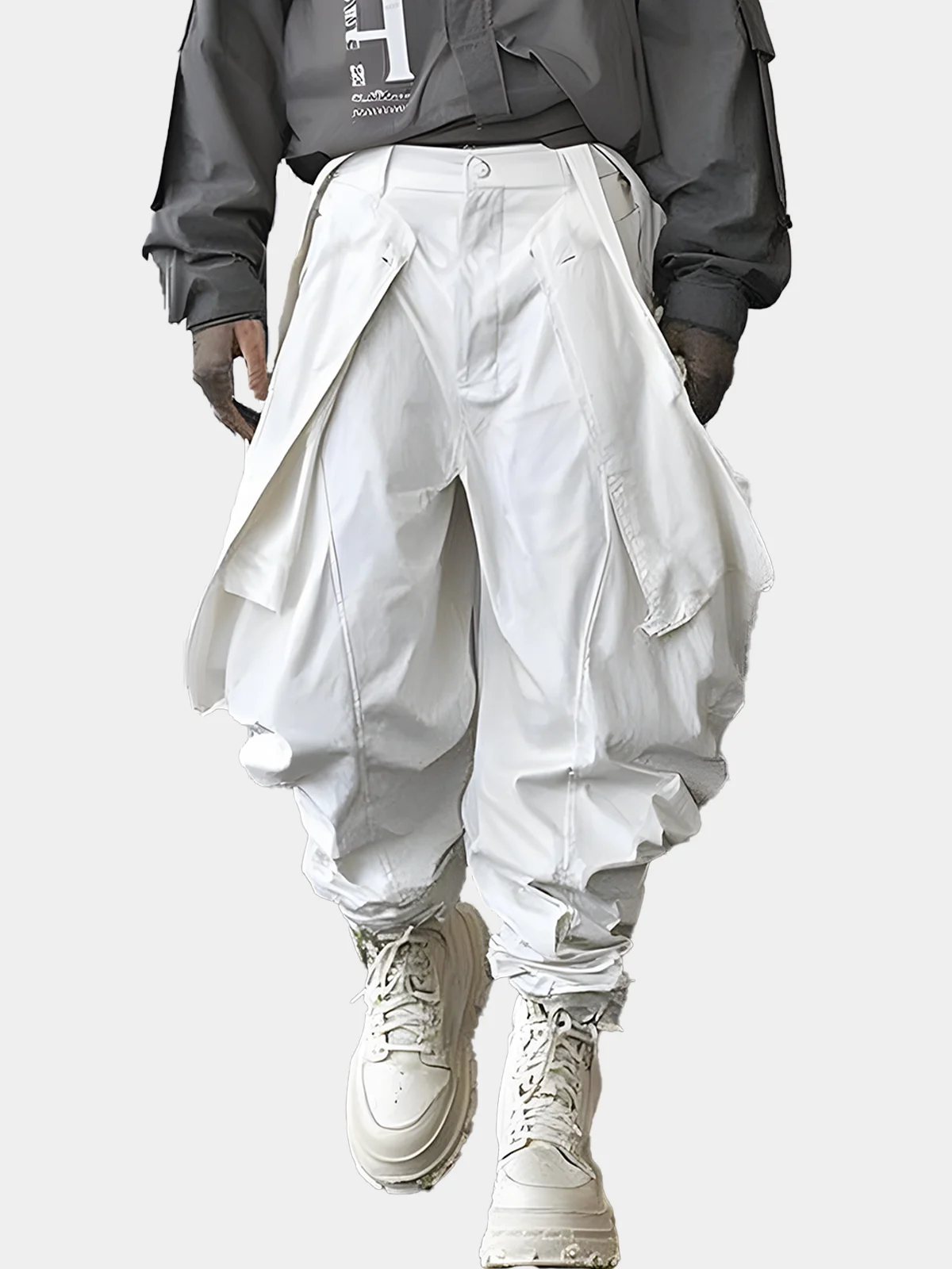Urban Street Waterproof And Windproof Work Clothes For Hiking And Various Loose Pants