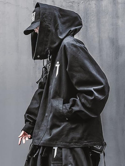 Japanese Streetwear Zip Up Windbreaker Jackets