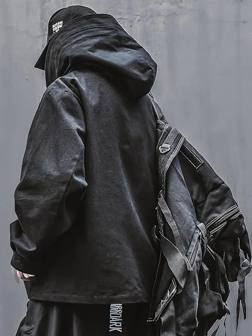 Japanese Streetwear Zip Up Windbreaker Jackets