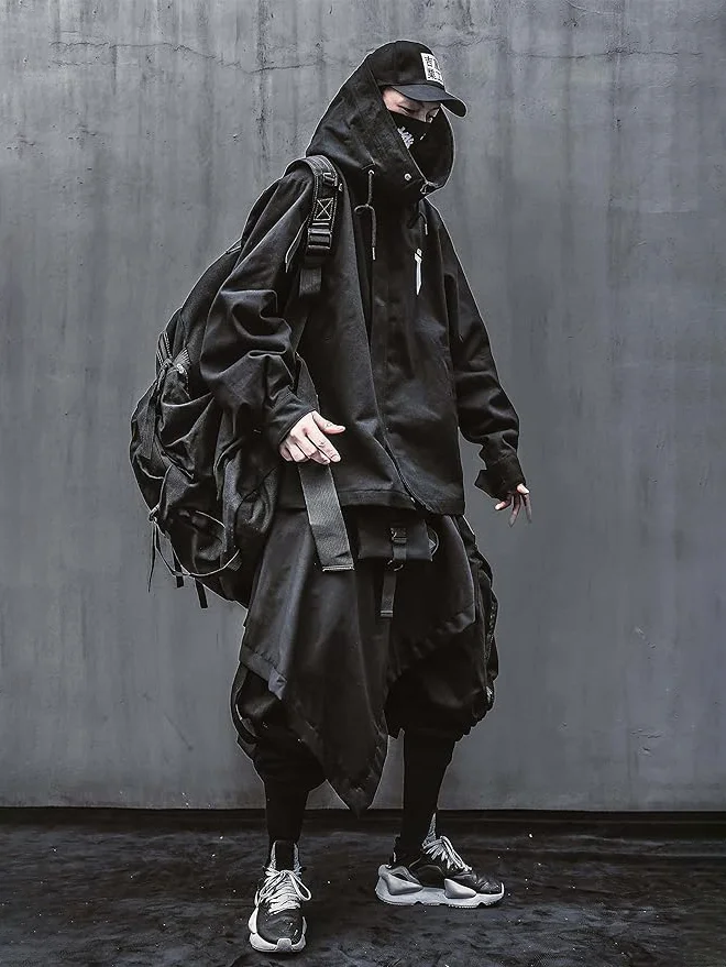 Japanese Streetwear Zip Up Windbreaker Jackets