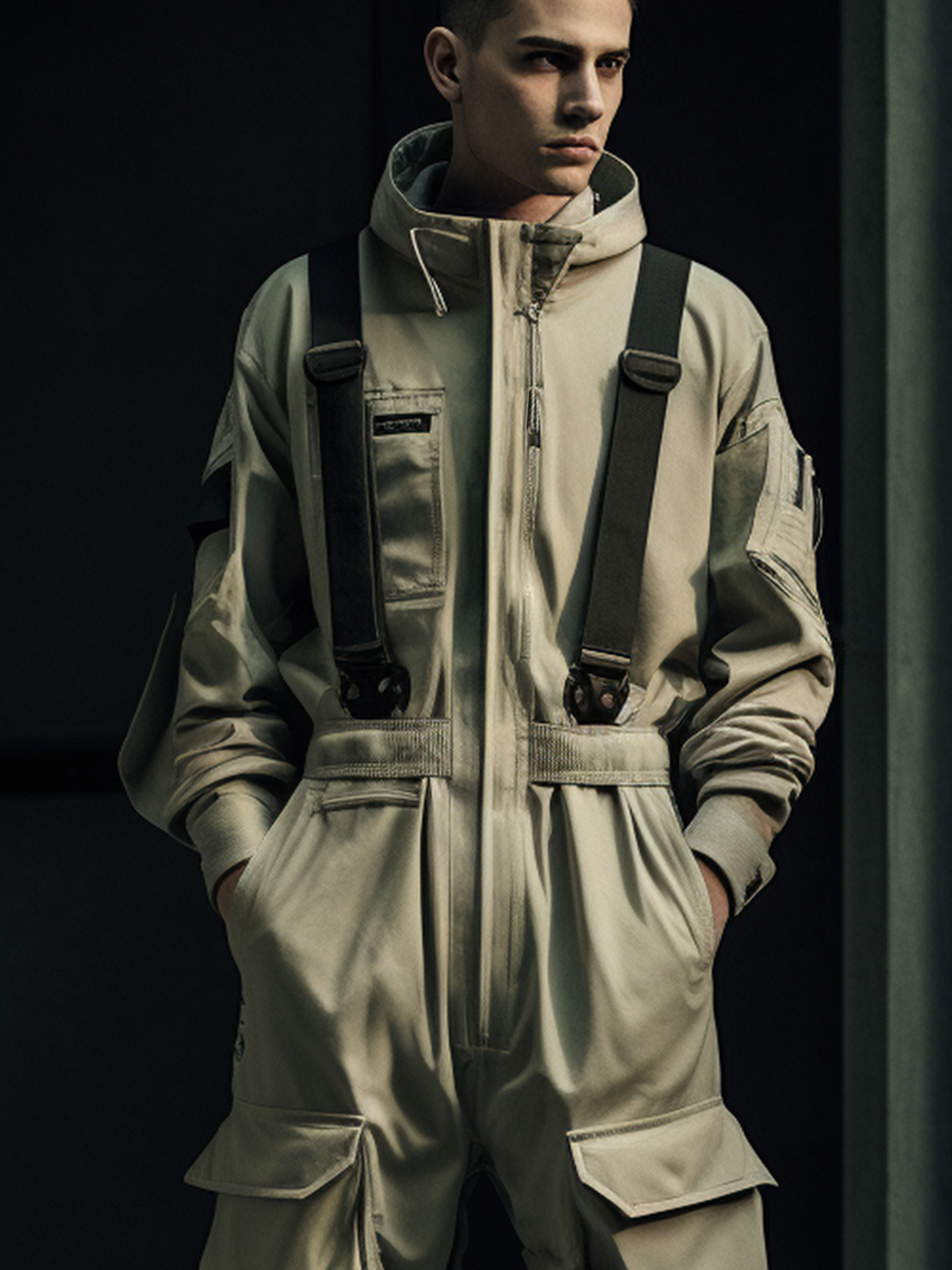 Tactical Jumpsuit Ripstop Anti-static Cargo Overall