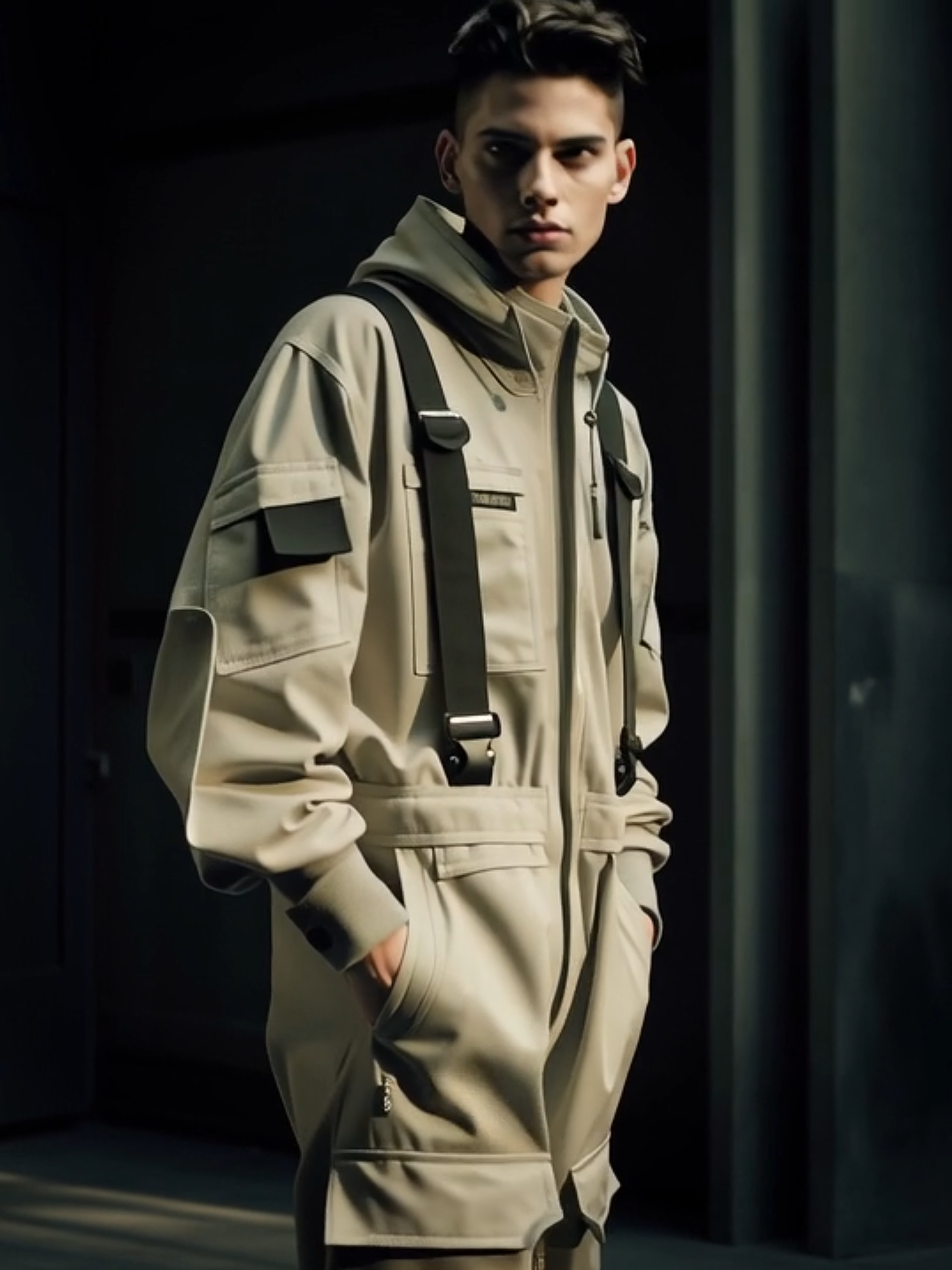Tactical Jumpsuit Ripstop Anti-static Cargo Overall