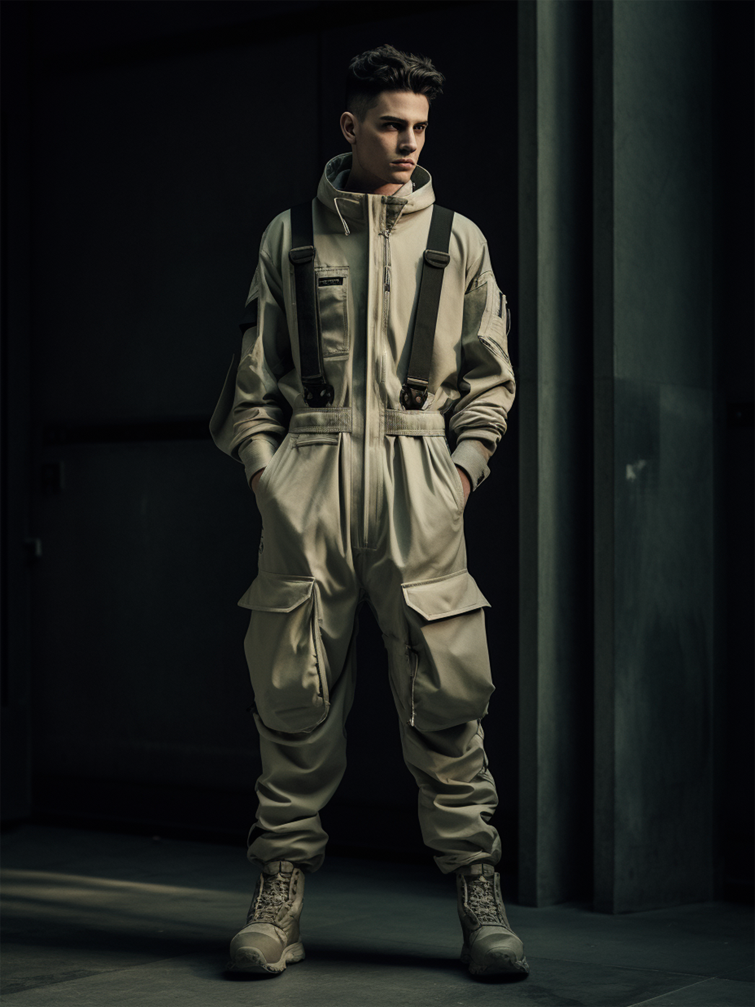 Tactical Jumpsuit Ripstop Anti-static Cargo Overall