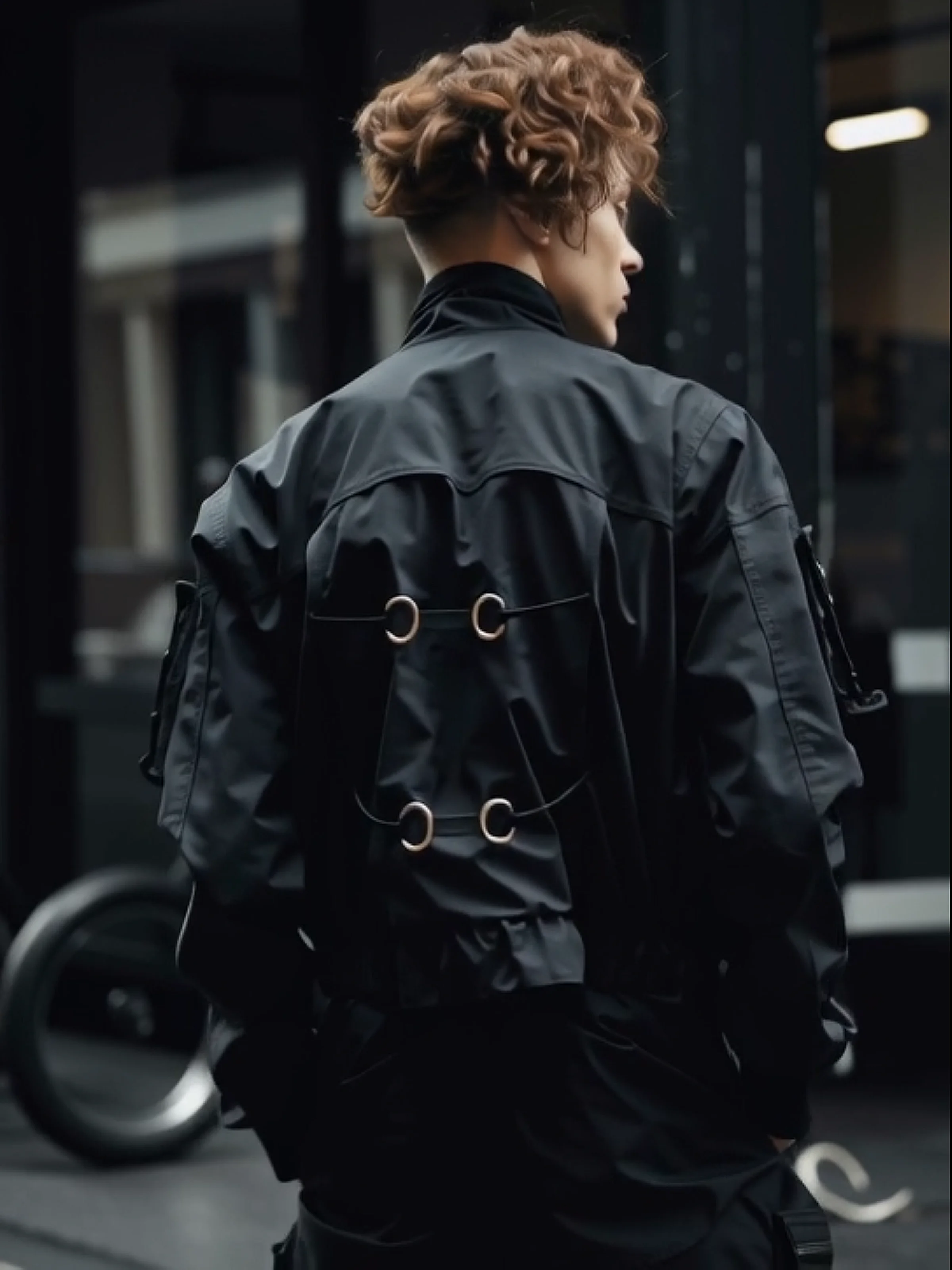 Urban Street Fashion Cool Jacket Outerwear Waterproof And  Work Clothes For Hiking Out