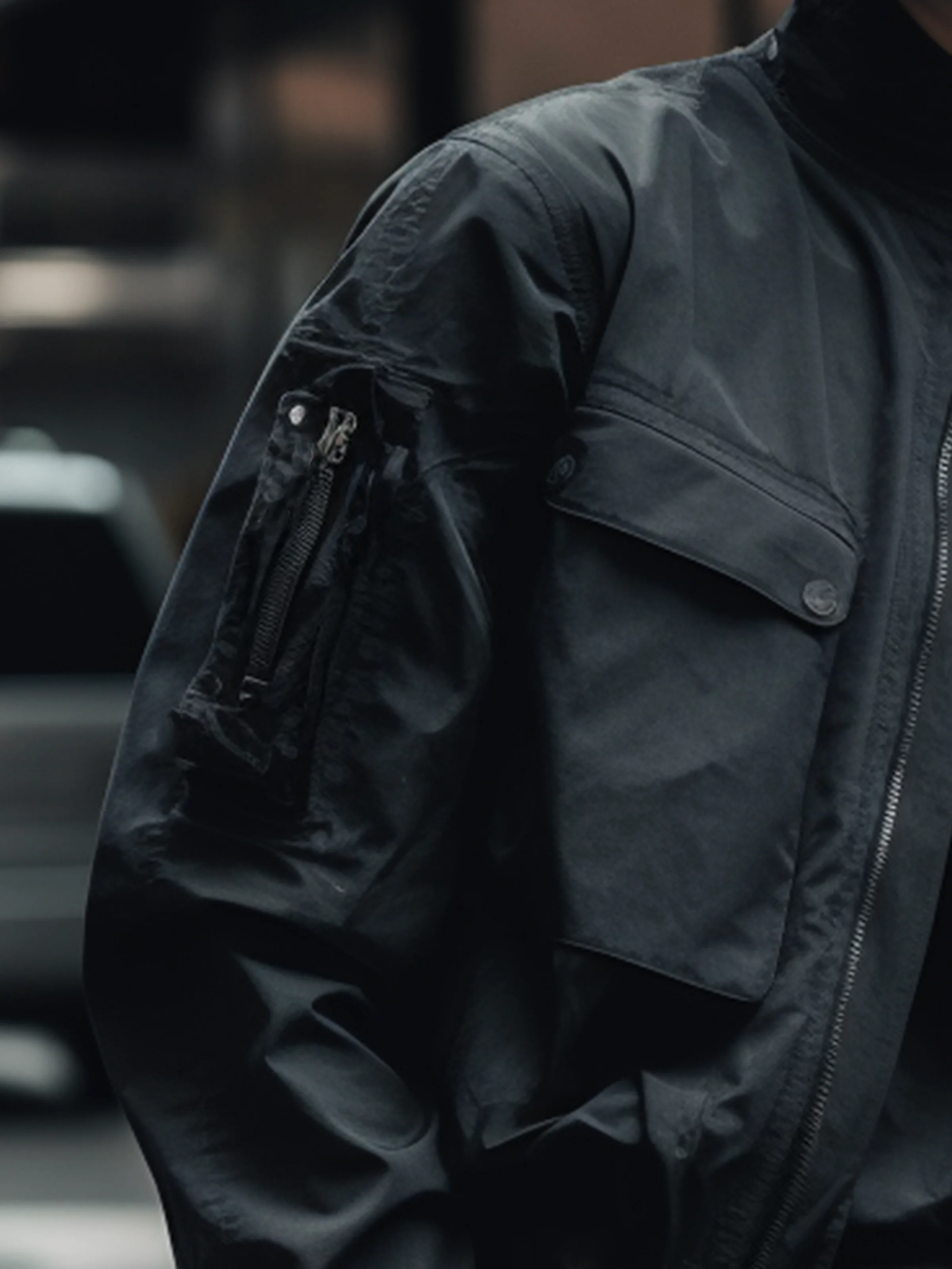 Urban Street Fashion Cool Jacket Outerwear Waterproof And  Work Clothes For Hiking Out