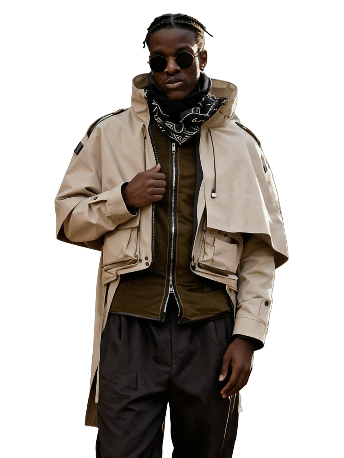 Multi-Style Urban Street Fashion Cool Jacket Outerwear Waterproof And Windproof Work Clothes For Hiking Out