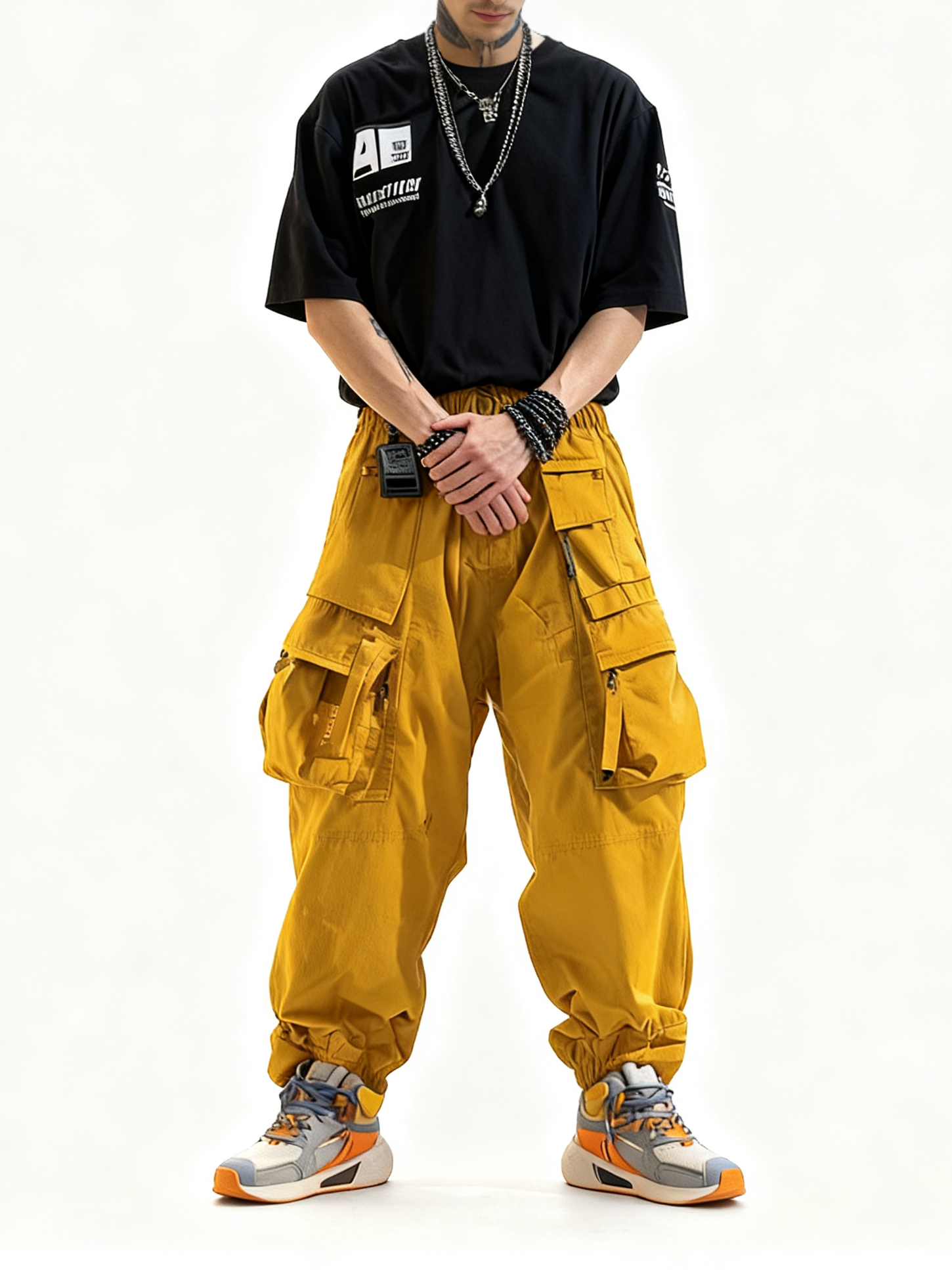 Street Style Tactical Pants Water Resistant Ripstop Cargo Pants Work Hiking Pants