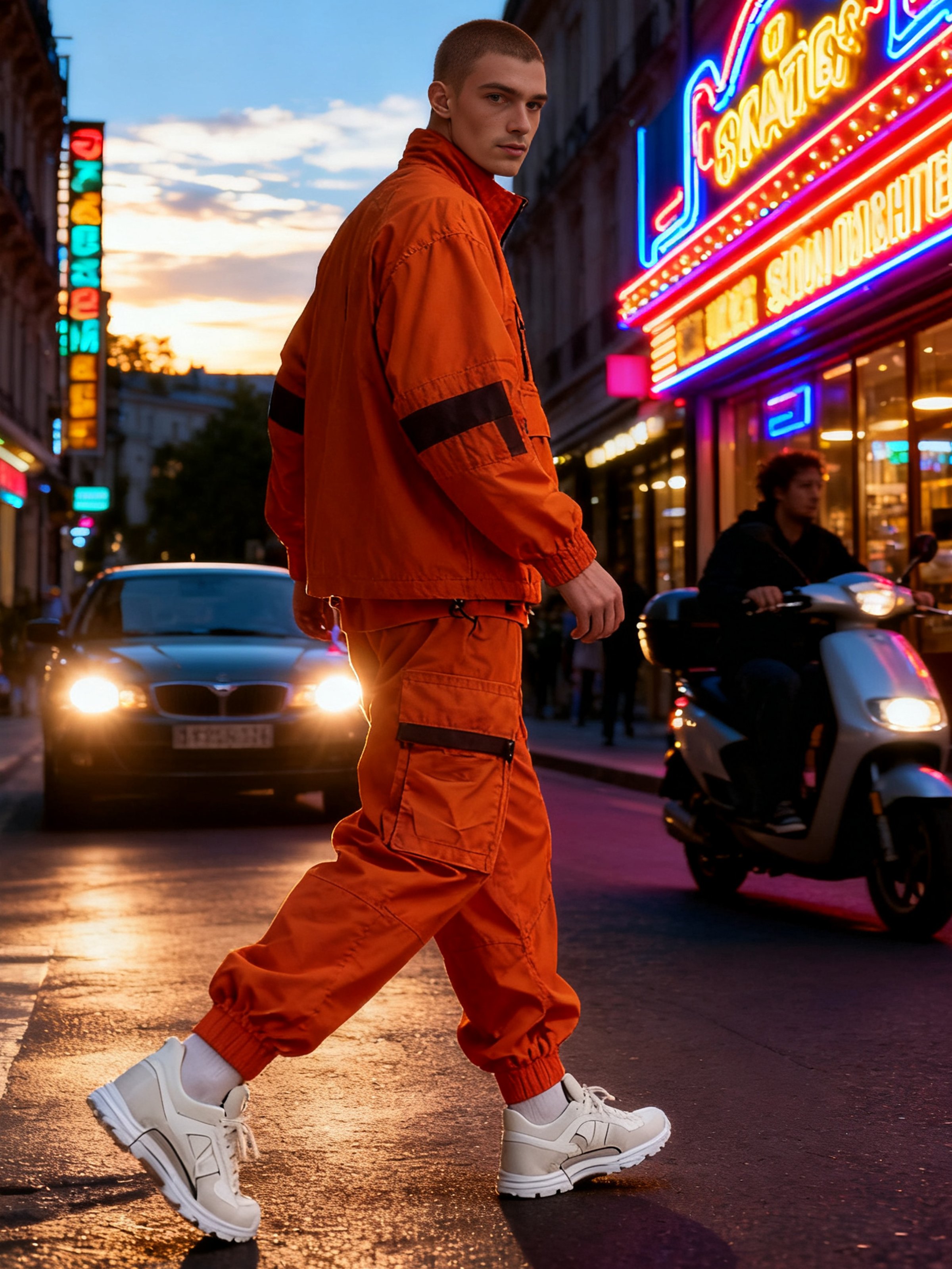 Tear-resistant Avant-garde Functional Trendy Style Pocket Workwear Jogger Pants