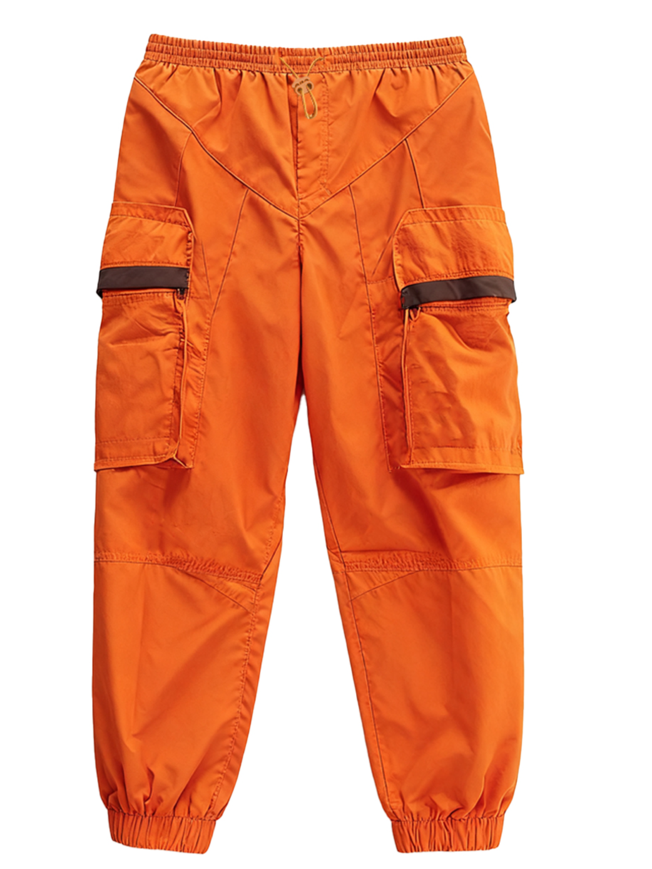Tear-resistant Avant-garde Functional Trendy Style Pocket Workwear Jogger Pants