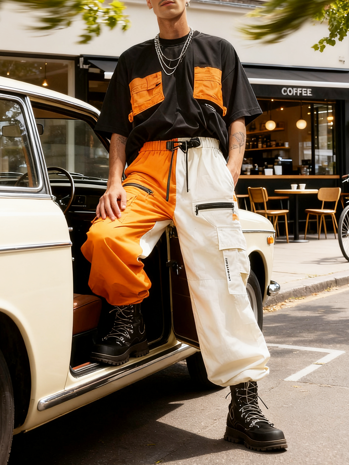 Street Style Tactical Pants Water Resistant Ripstop Cargo Pants Work Hiking Pants