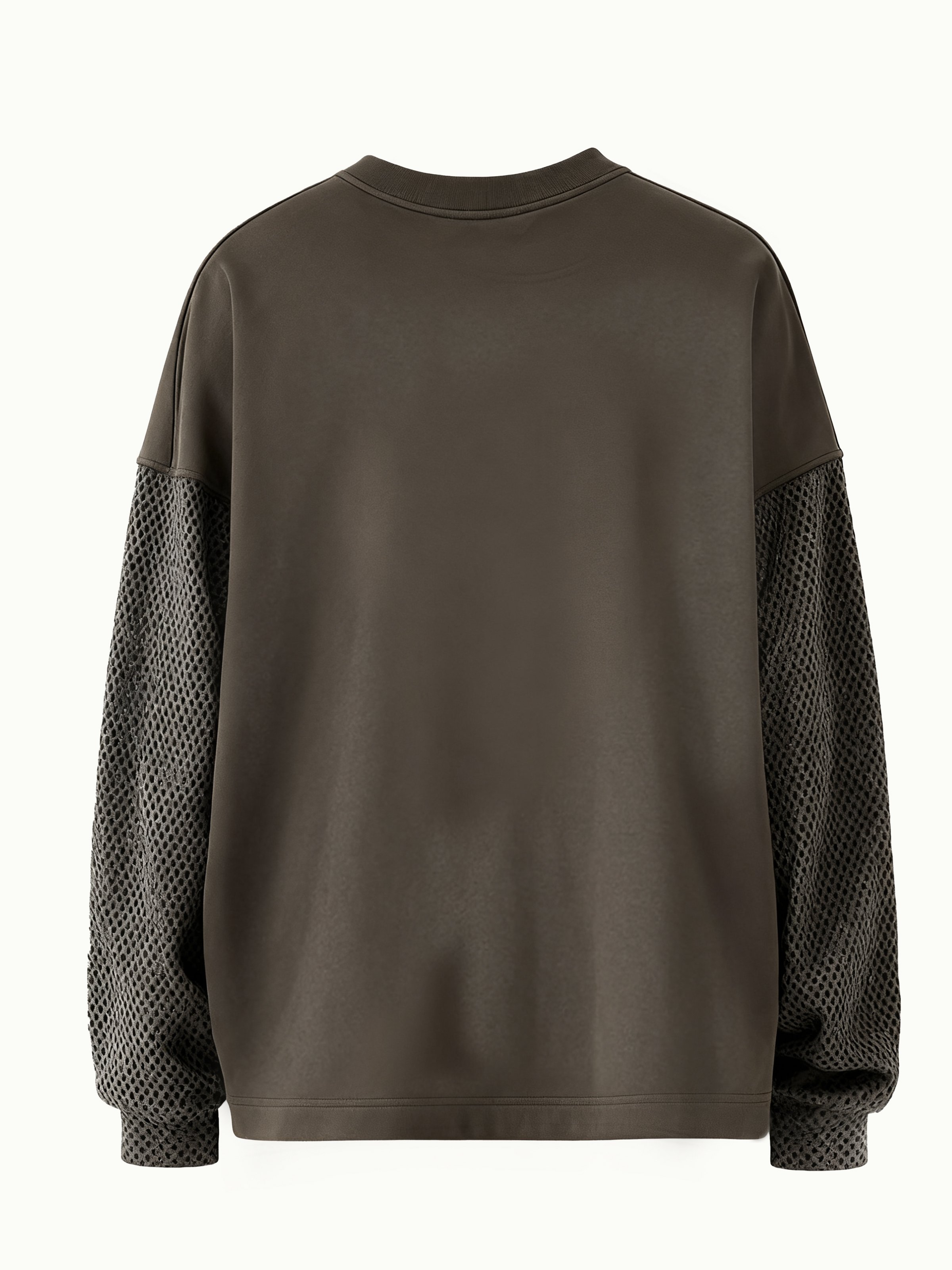 Paneled Sleeves Workwear Sweatshirt Urban Functional Style Casual Street Work Pullover
