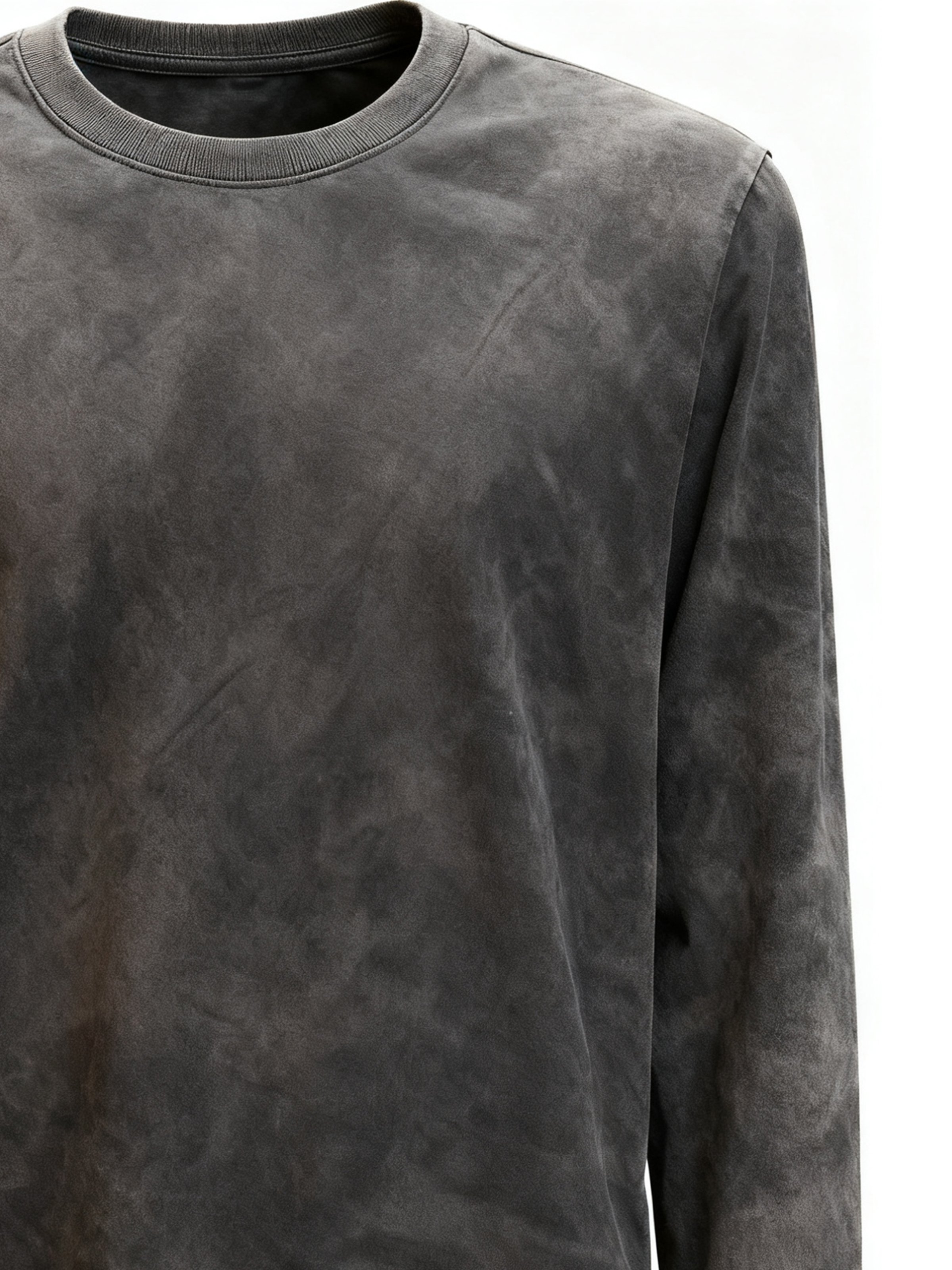 Men's Washed Loose Trend Workwear Long Sleeve T-shirt