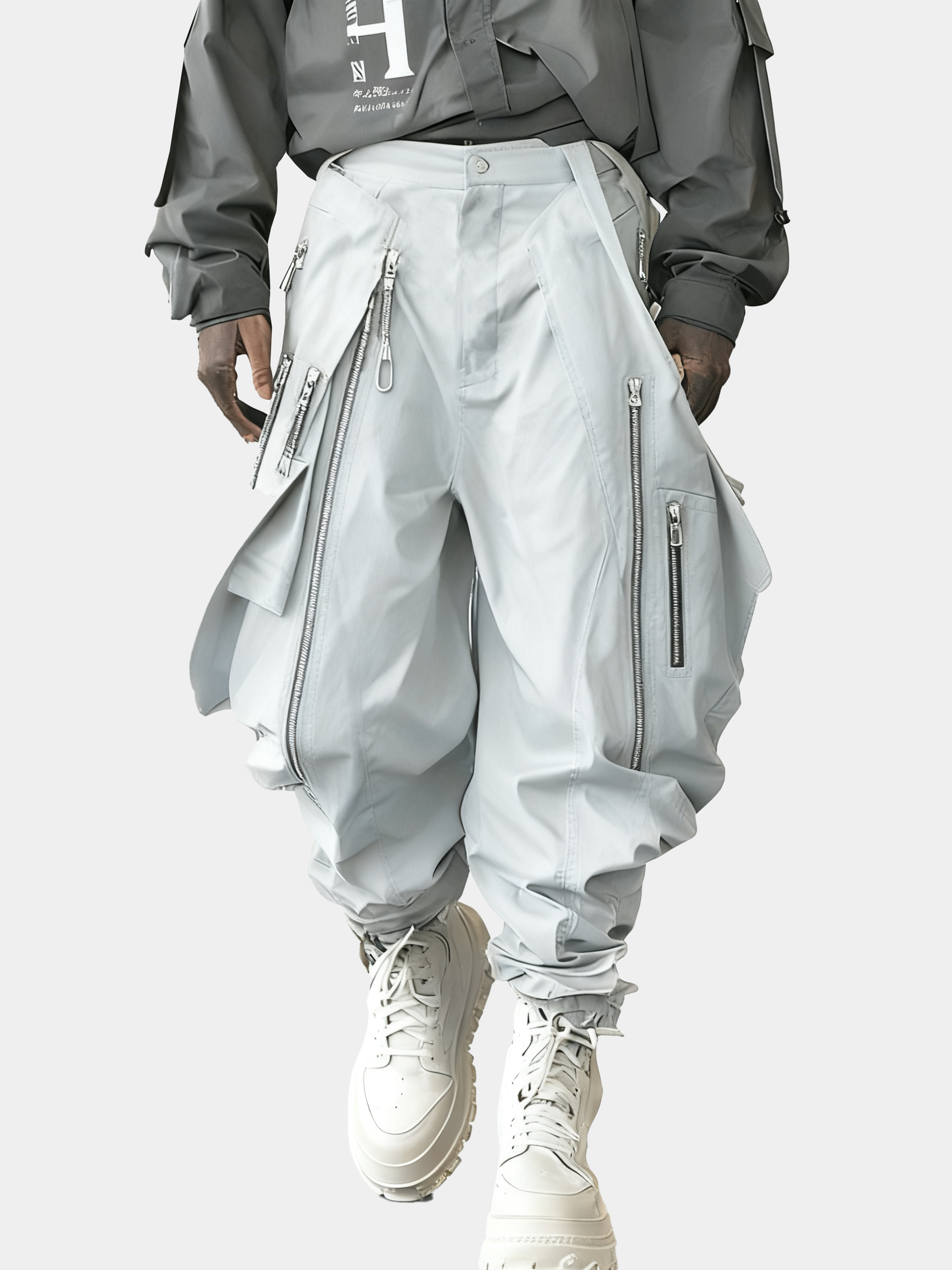 Urban Street Waterproof And Windproof Work Clothes For Hiking And Various Loose Pants