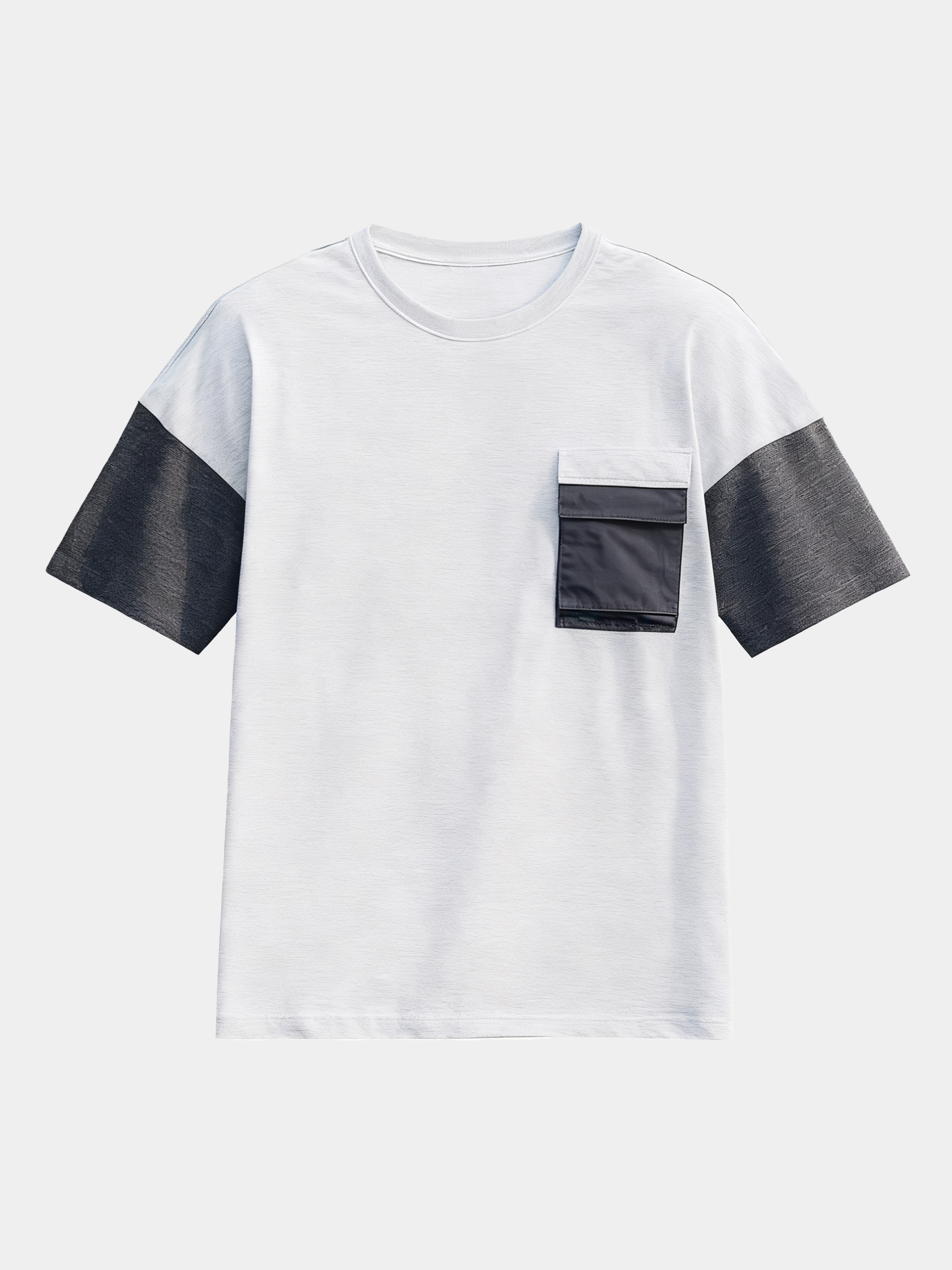 Premium Cotton Color-block Drop shoulder T-shirt