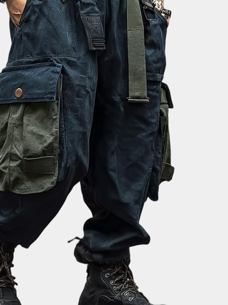 Windproof And Waterproof Ripstop Flap Pockets Urban Casual Tactical Hiking Pants
