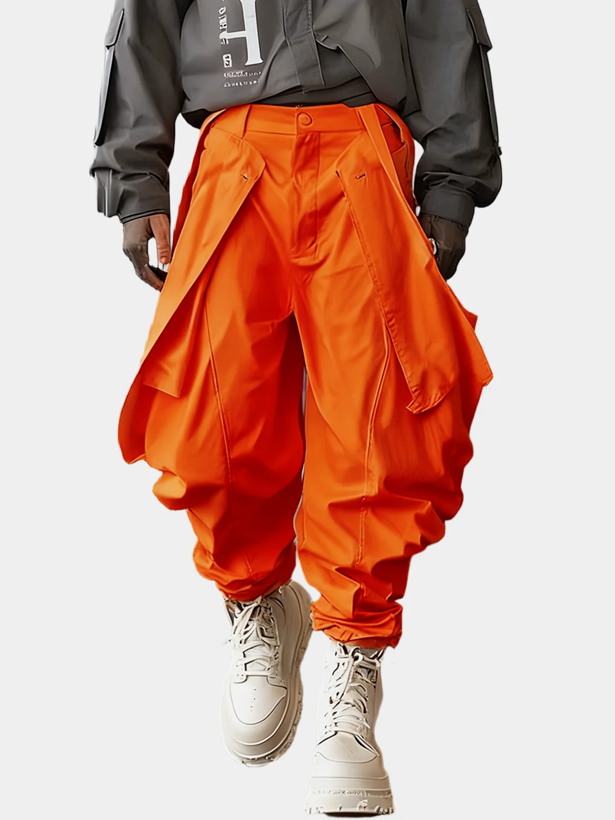 Urban Street Waterproof And Windproof Work Clothes For Hiking And Various Loose Pants