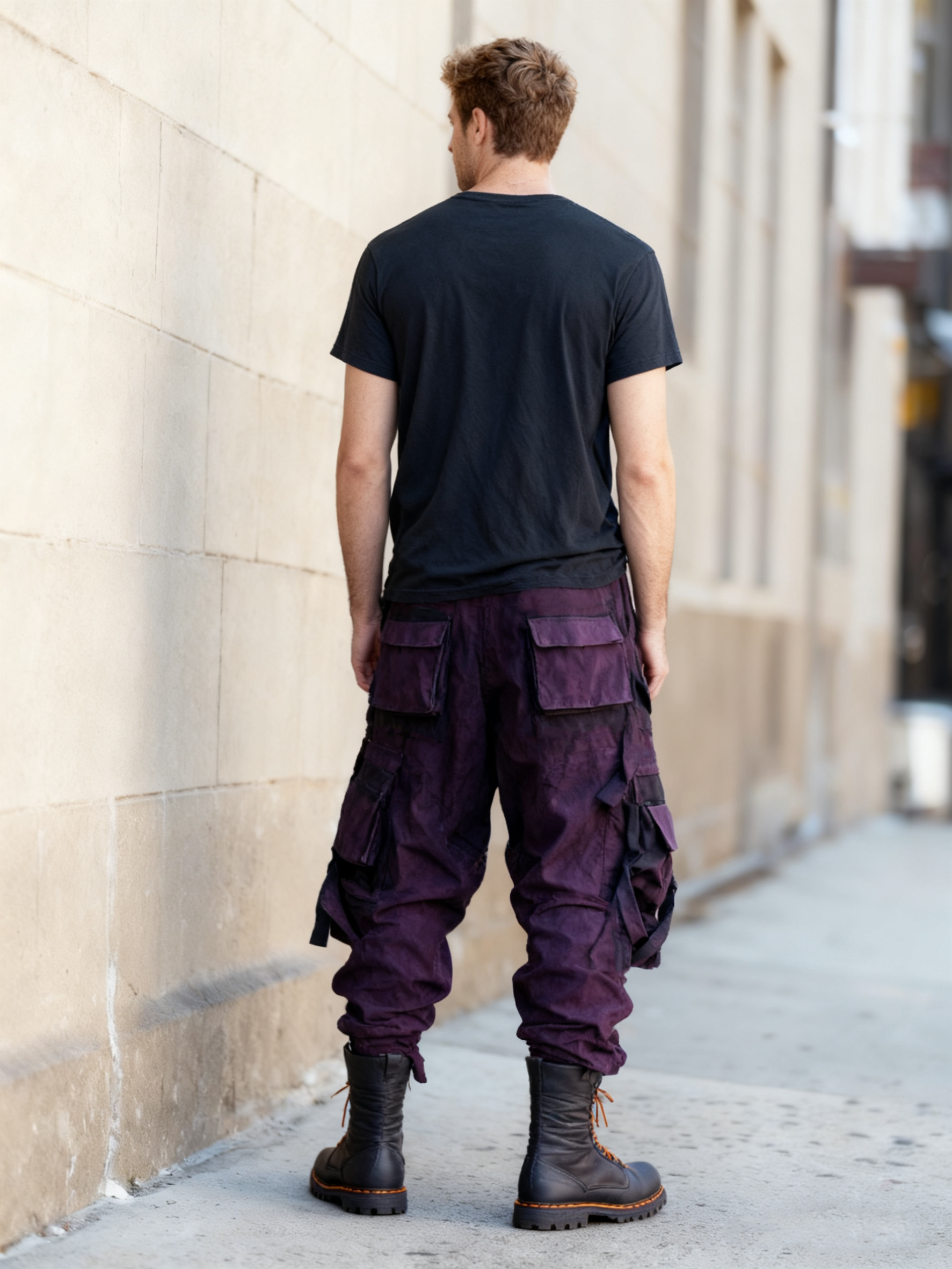 Street Style Tactical Pants Cotton Cargo Pants Work Hiking Pants