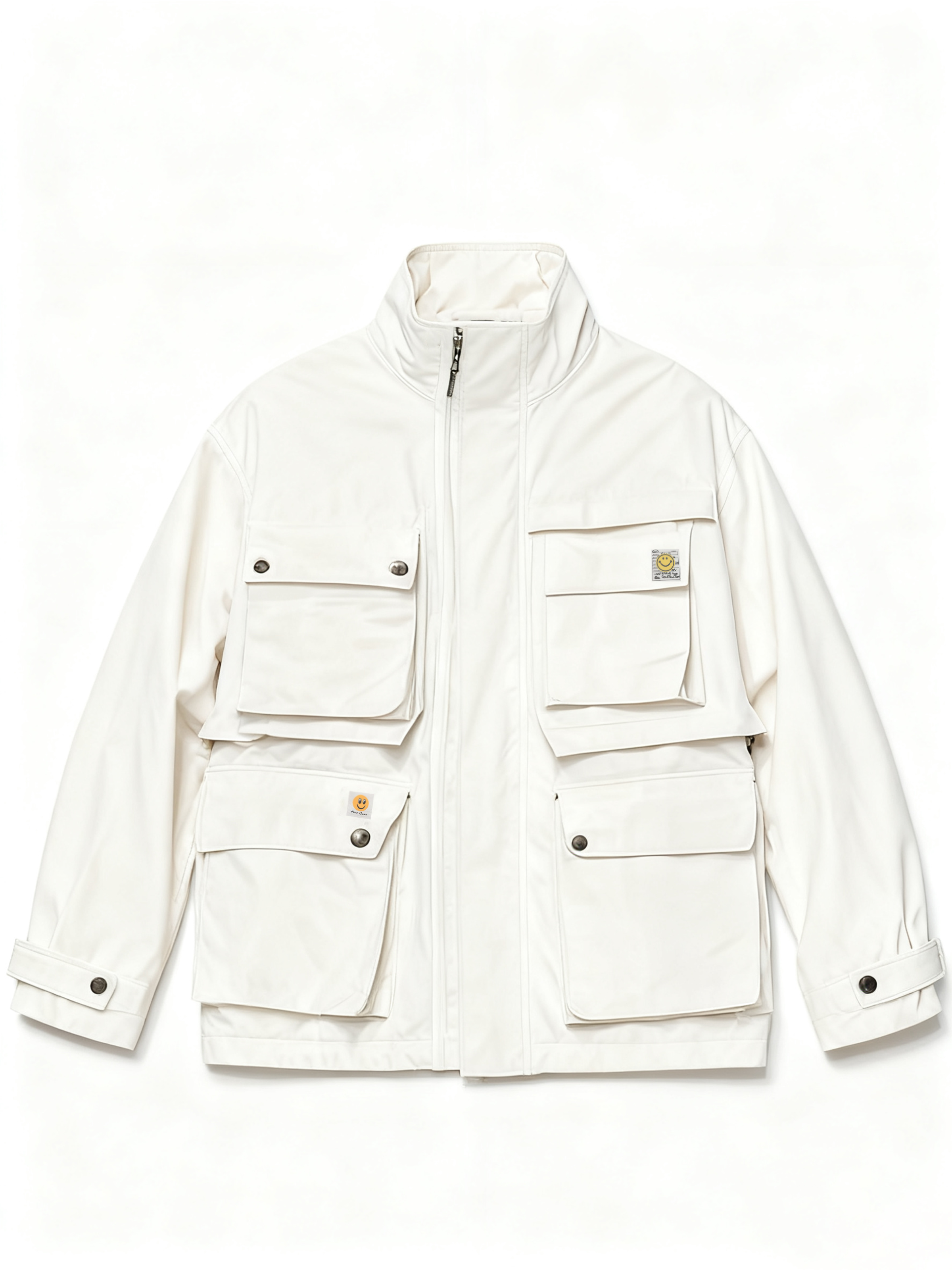 Men's Urban Street Style Jacket  Waterproof and Water Resistant Lined Workwear Jacket