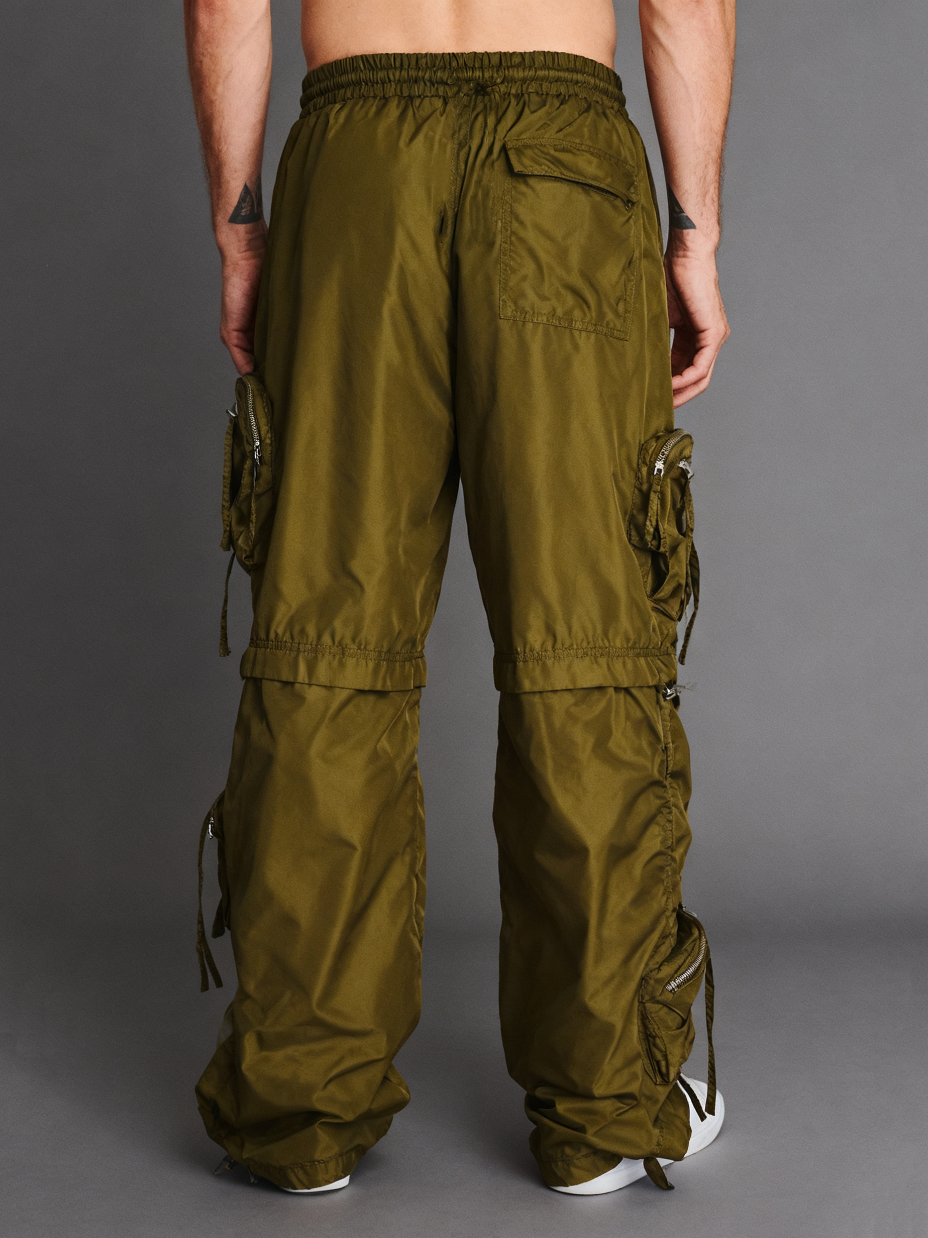 Street Style Tactical Pants Water Resistant Ripstop Cargo Pants Work Hiking Pants