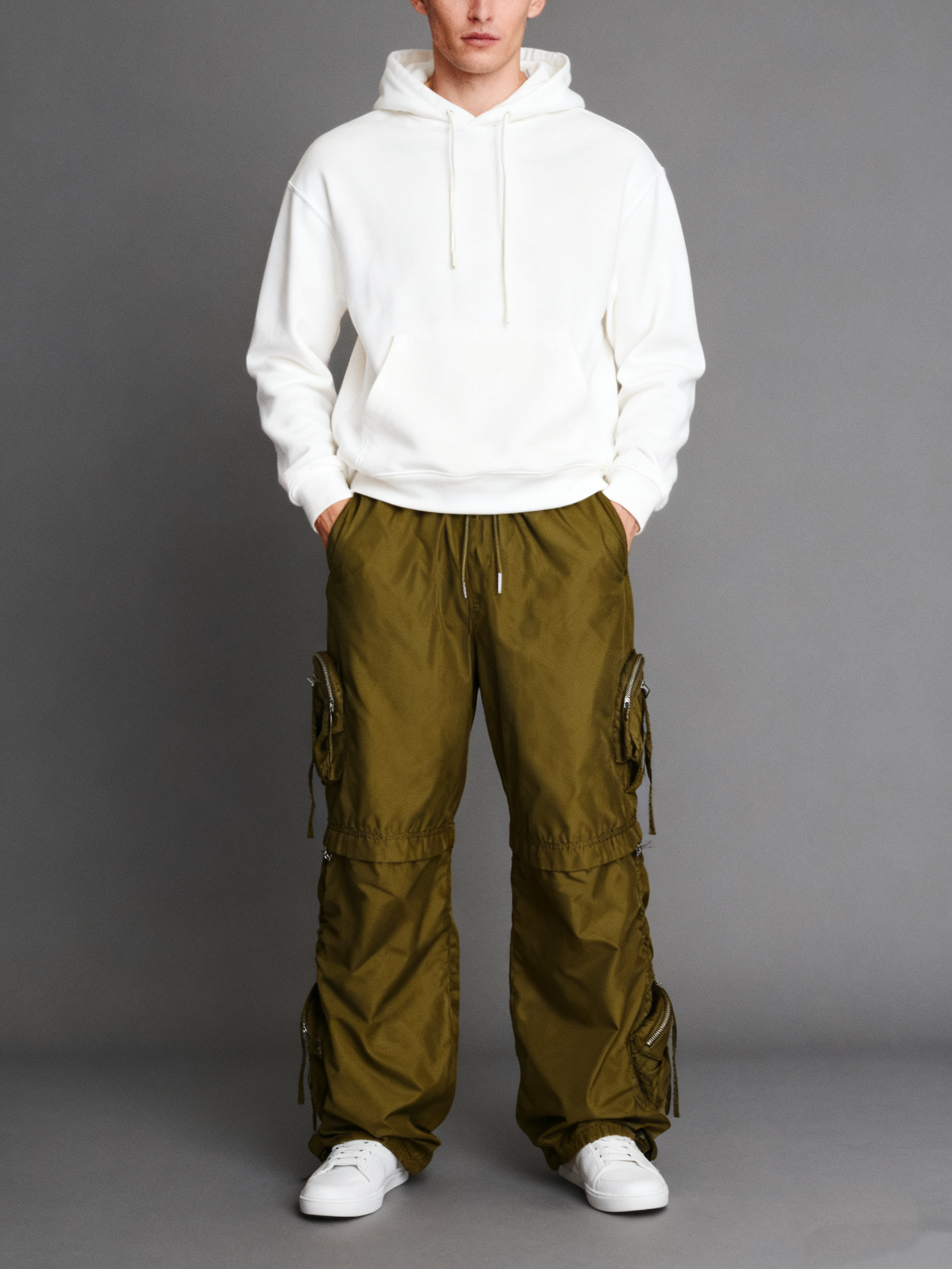 Street Style Tactical Pants Water Resistant Ripstop Cargo Pants Work Hiking Pants