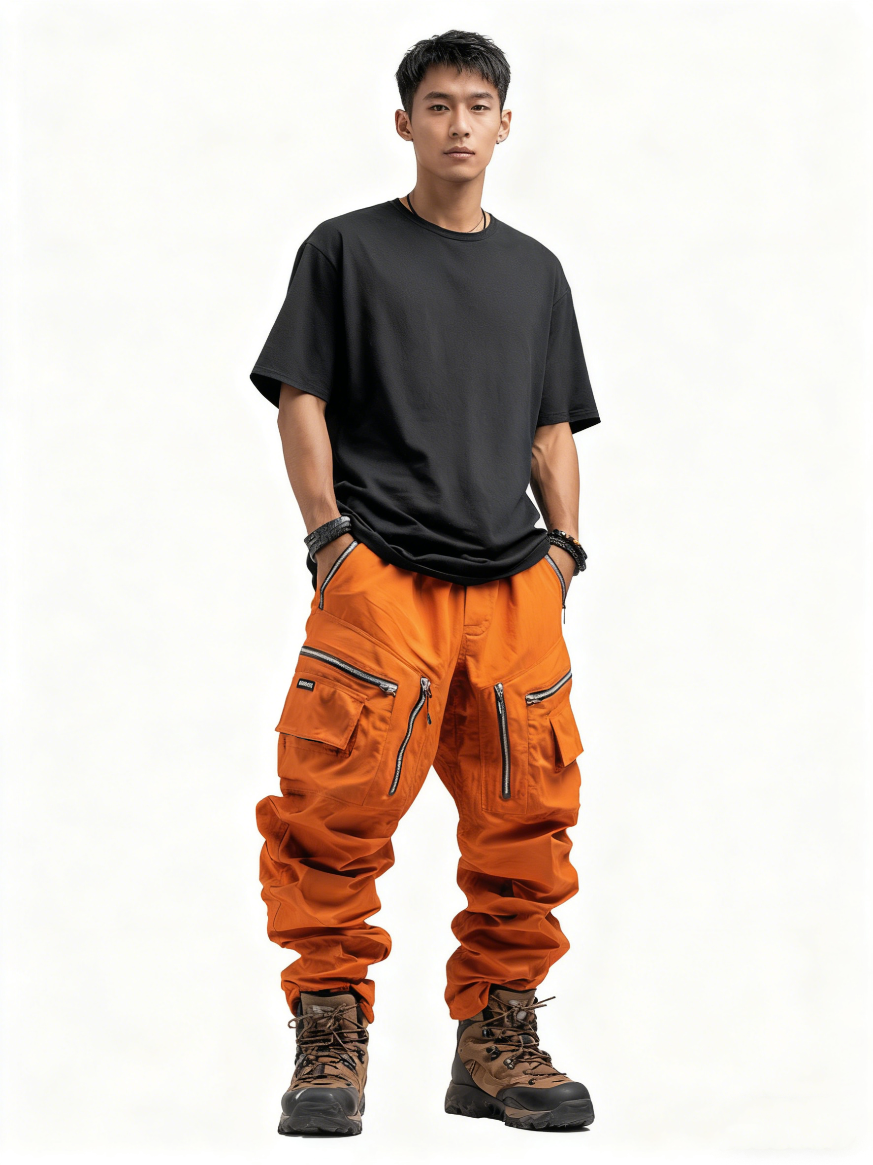 Street Style Tactical Pants Water Resistant Ripstop Cargo Pants Work Hiking Pants