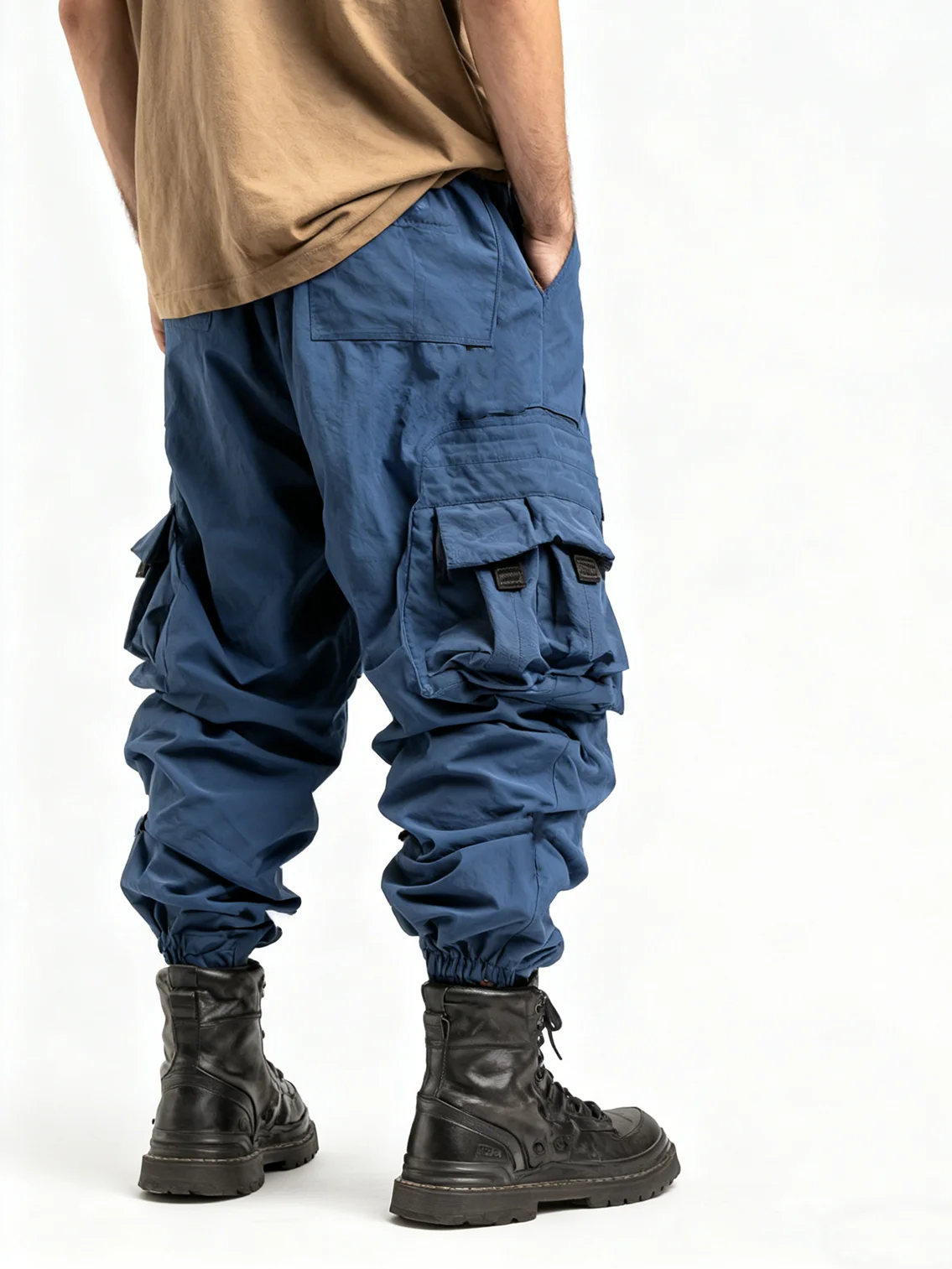 Urban Style Work Pants Waterproof Suitable For Hiking With Trendy Pocket Design.