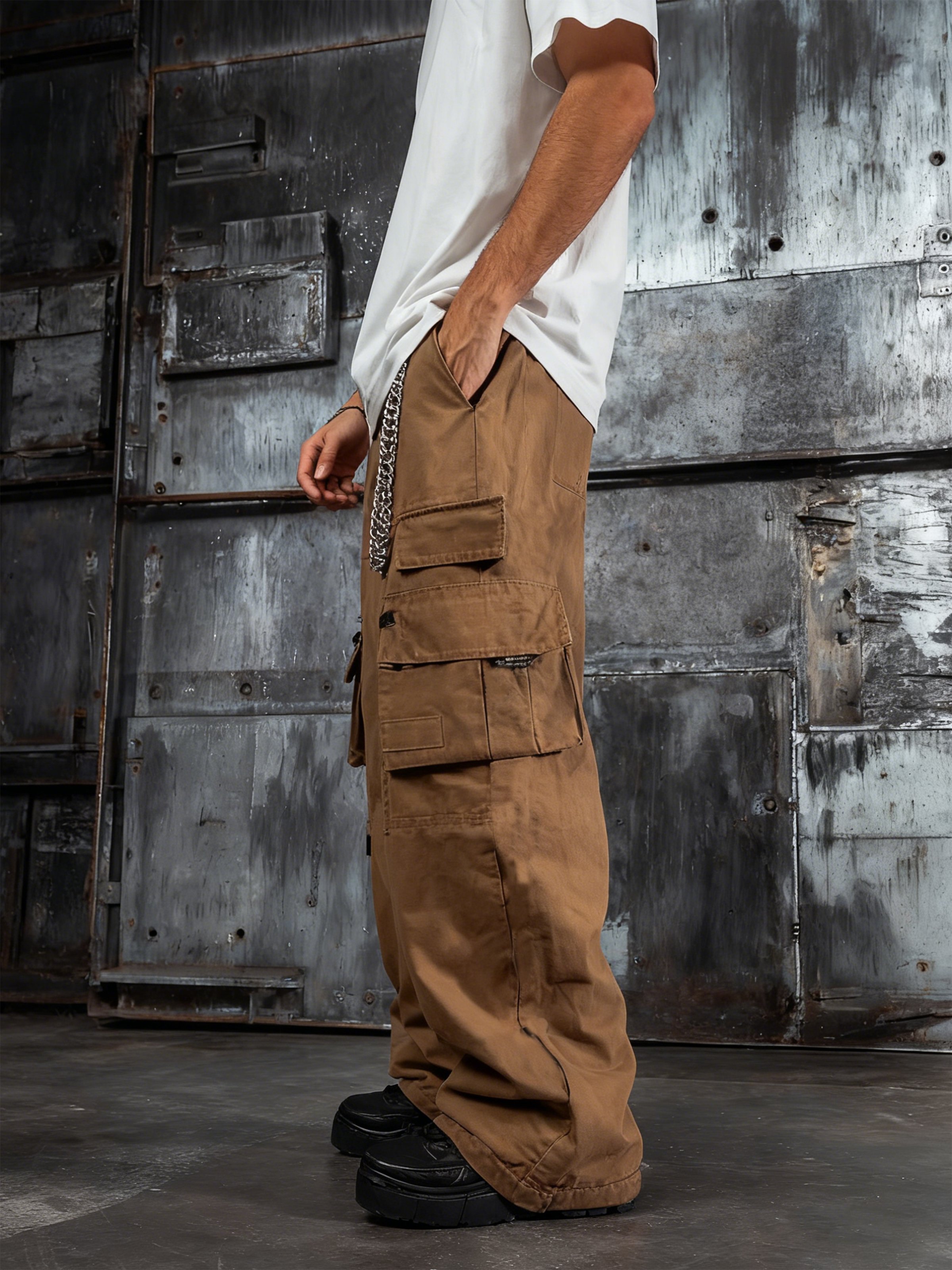 Street Style Tactical Pants Ripstop Cargo Pants Work Hiking Pants