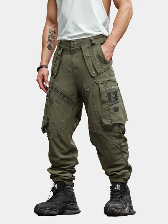 Casual Outdoor Cargo Pants Relaxed Fit Work Pants with Multi Pockets