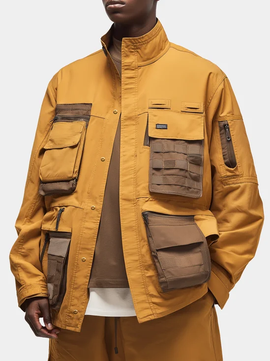 Streetwear Tactical Jacket Performance Lined Water Resistant Warm Outdoor Work Jacket