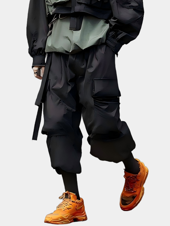 Casual Overalls Urban Fitness Jogging Sports Pants Hiking Tactical Pants Multi-Pocket