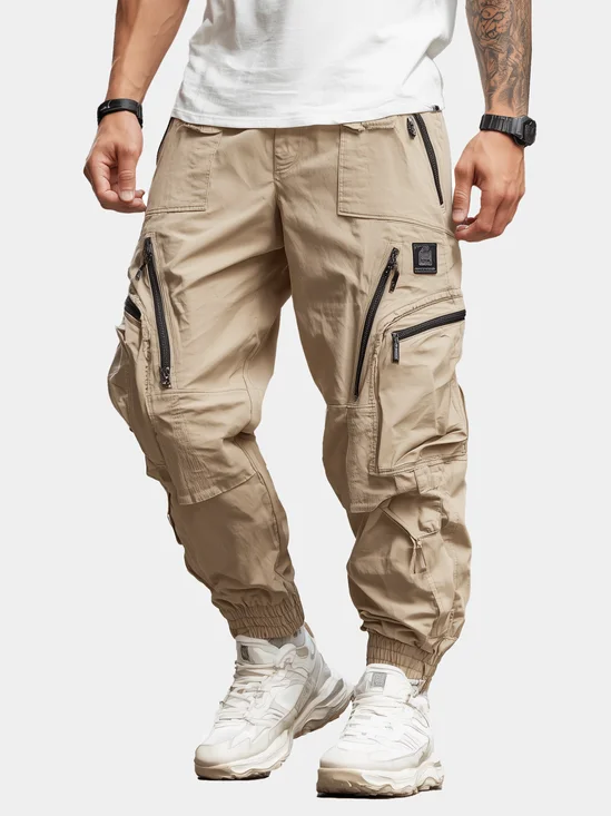 Casual Outdoor Cargo Pants Relaxed Fit Work Pants with Multi Pockets