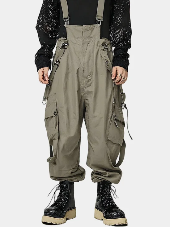 Overalls Loose Casual Work Clothes Fashion Lightweight Loose Overalls Pocket Overalls