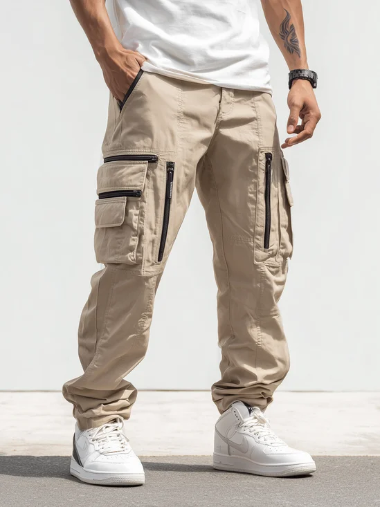 Casual Outdoor Cargo Pants Relaxed Fit Work Pants with Multi Pockets