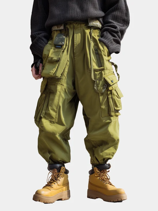 Street Style Tactical Pants Water Resistant Ripstop Cargo Pants Work Hiking Pants