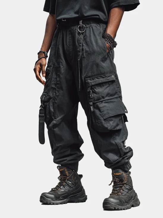 Street Style Tactical Pants Water Resistant Ripstop Cargo Pants Work Hiking Pants