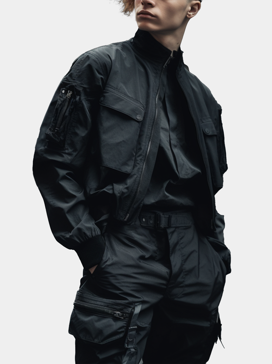 Urban Street Fashion Cool Jacket Outerwear Waterproof And  Work Clothes For Hiking Out