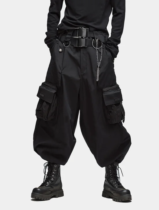 Men's Multi-Pocket Multi-Zipper Workwear Functional Tactical Pants