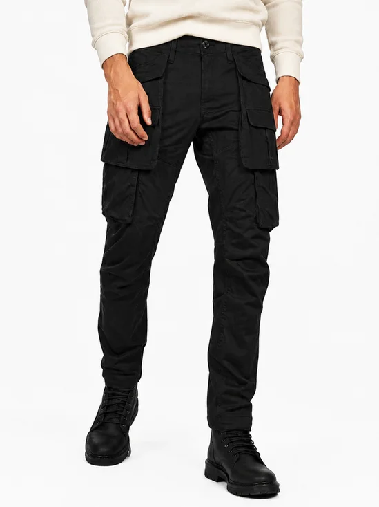 ForgeShield™ Triple Proof Waterproof Stain-resistant Oil-resistant Workwear Black 8 Pockets Outdoor 3D Skinny Utility Tapered Cargo Pants