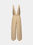Bib Overalls Loose Fit Baggy Casual Workwear Fashion Lightweight Sloppy Coveralls with Cargo Pockets