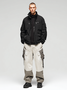 Ripstop High Street Trend Stand Collar Jogging Multi-Pocket Loose Work Jacket